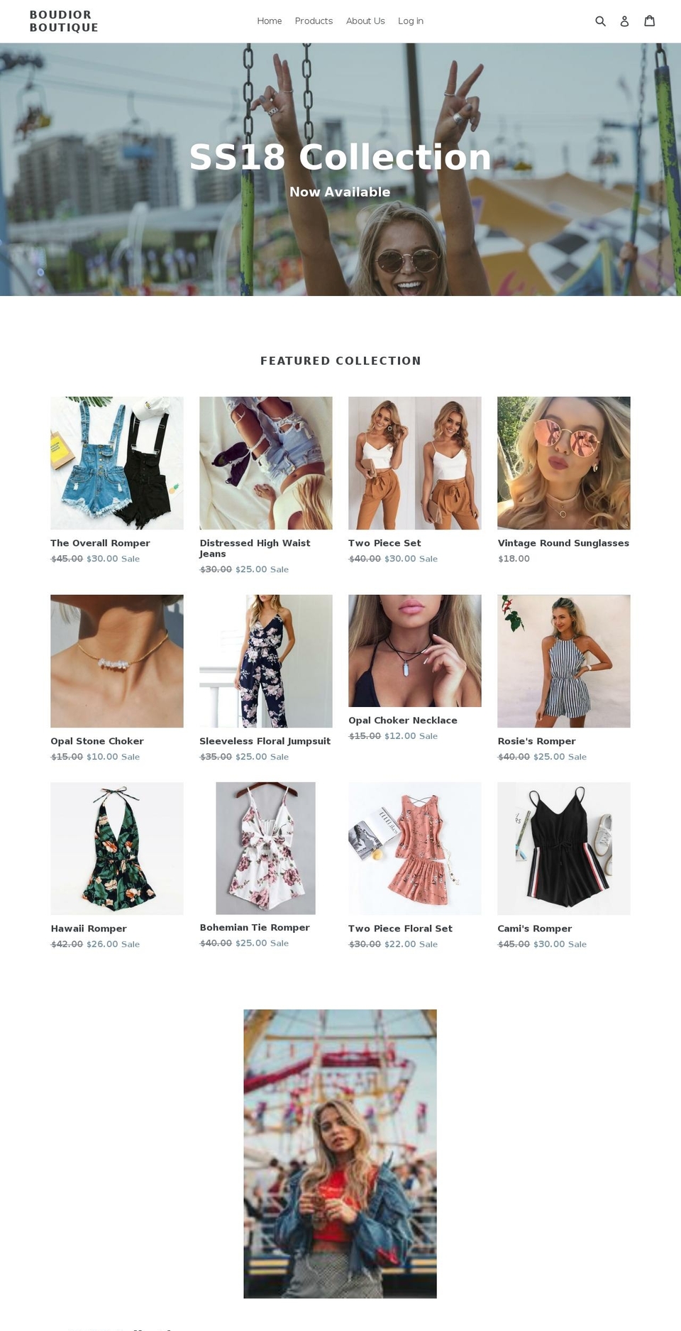boudiorboutique.com — Shopify storefront screenshot