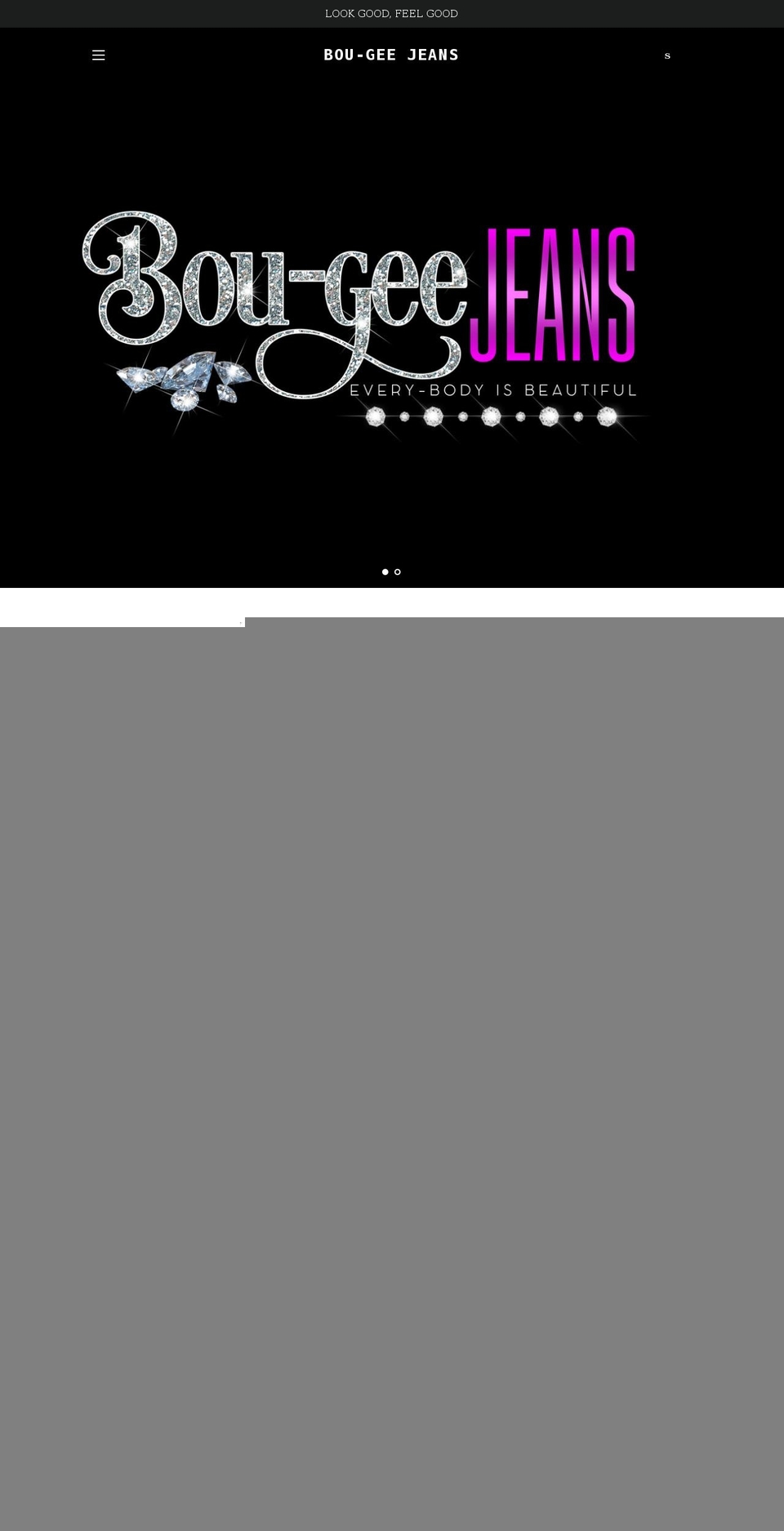 bougeejeans.com shopify website screenshot