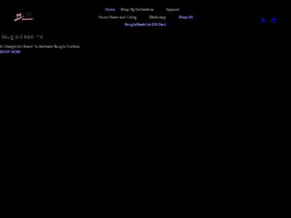 bougieblackink.com shopify website screenshot