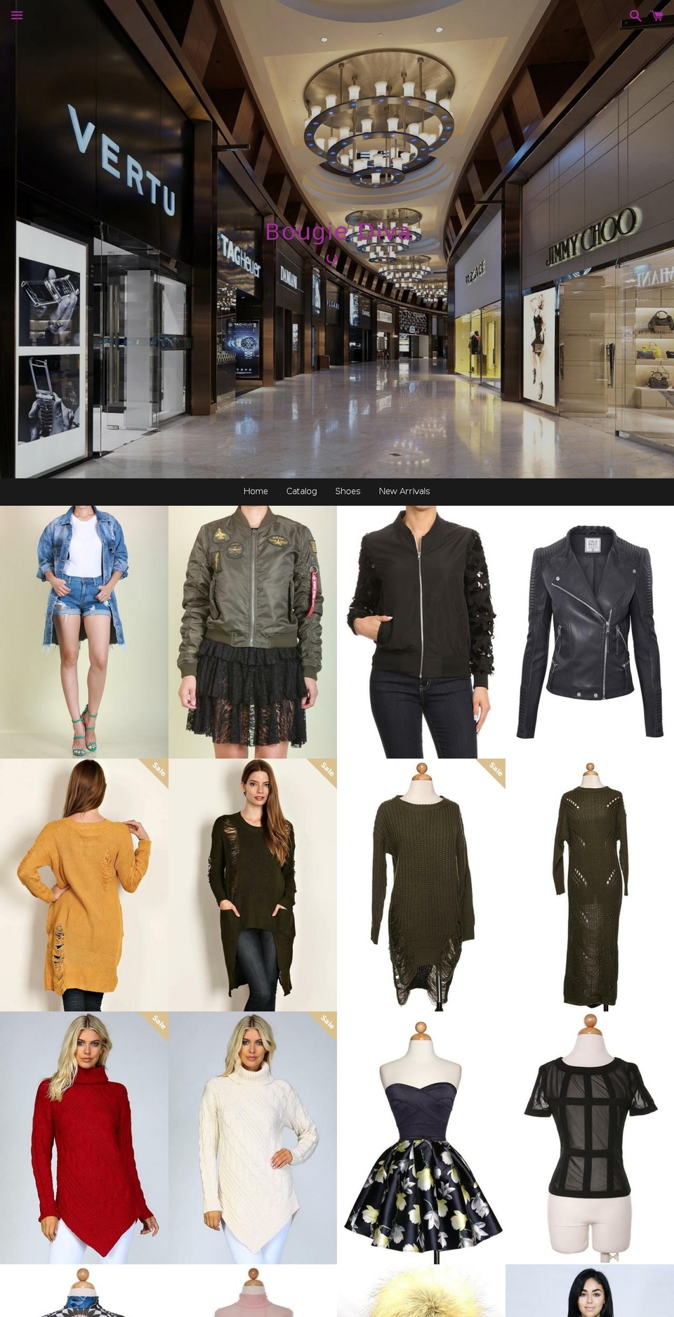 bougiediva.com shopify website screenshot