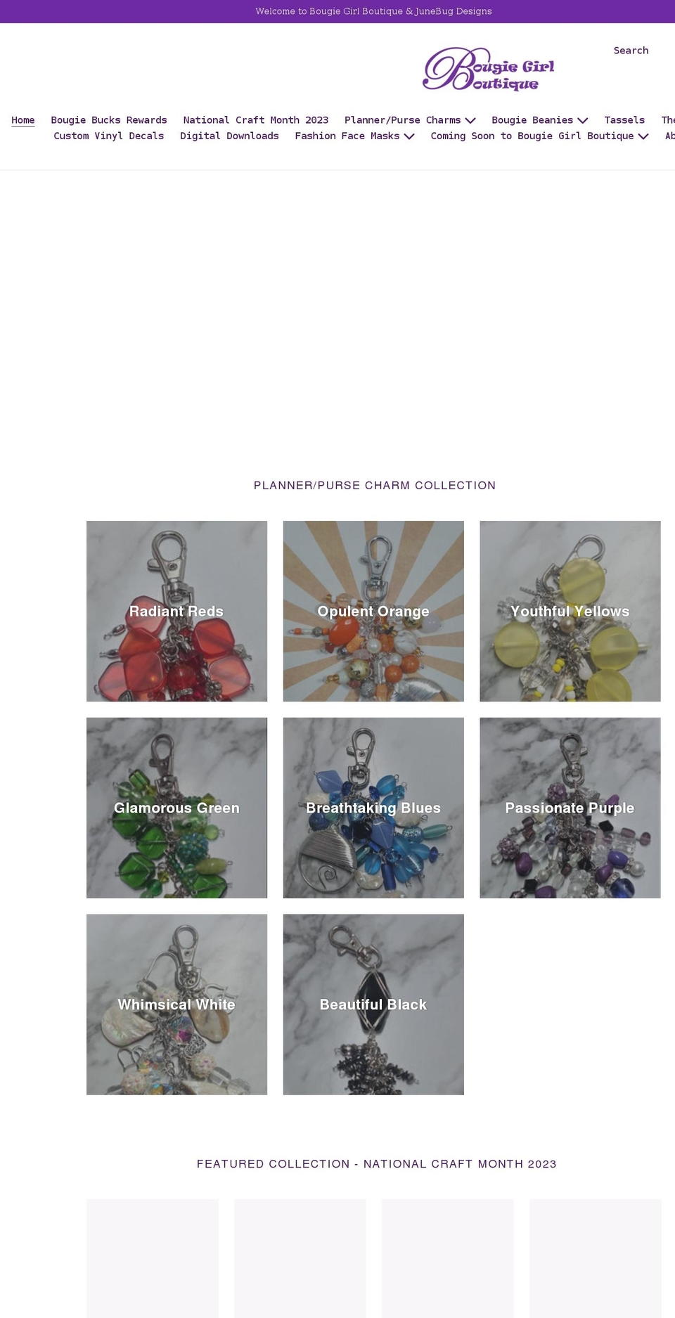 bougiegirlboutique.net shopify website screenshot