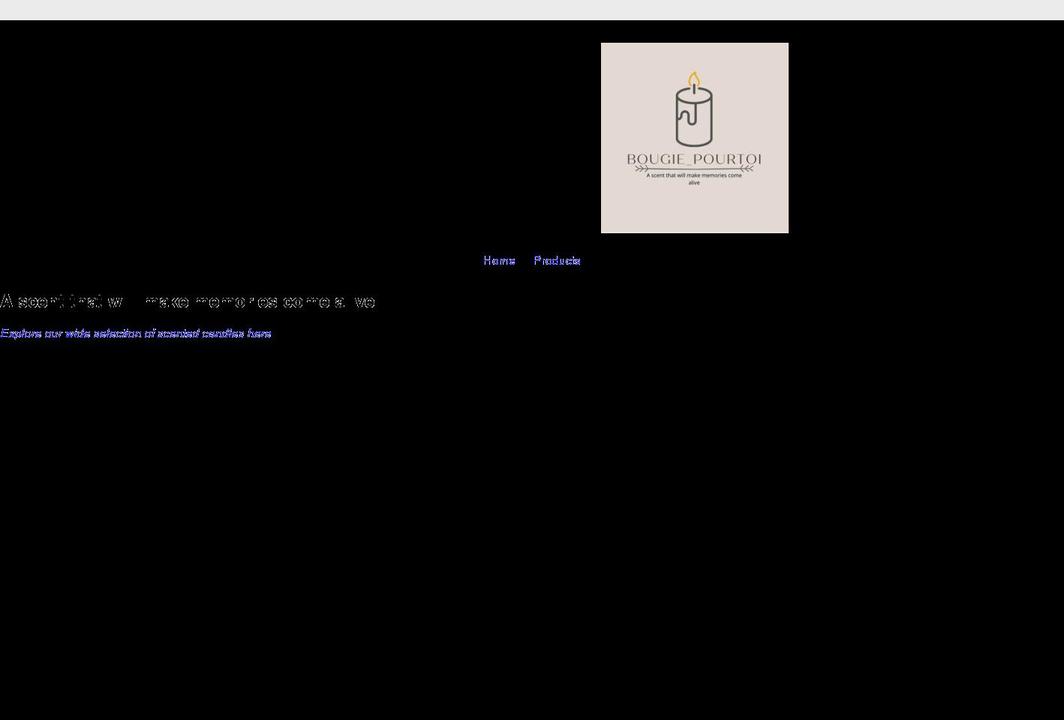 bougiepourtoi.com shopify website screenshot