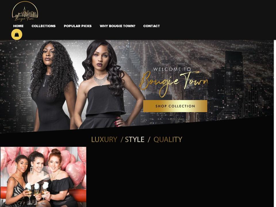 bougietown.com — Shopify storefront screenshot