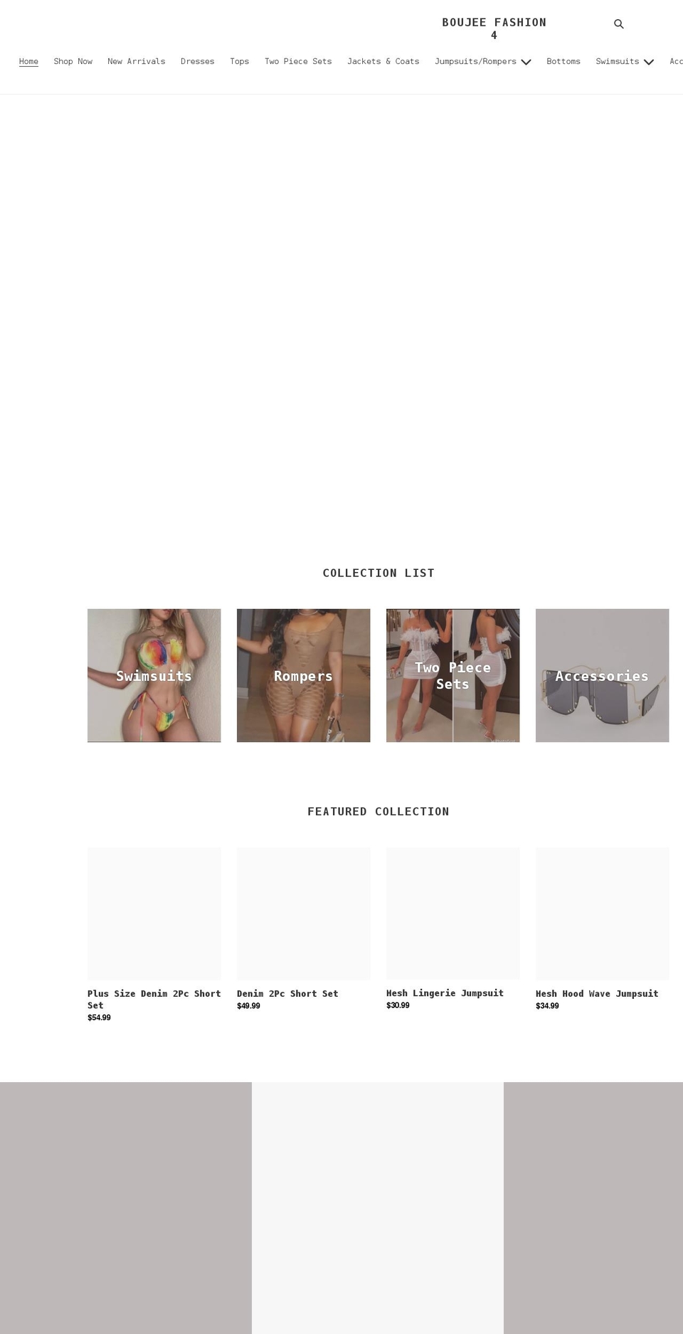 boujeefashion4.com shopify website screenshot