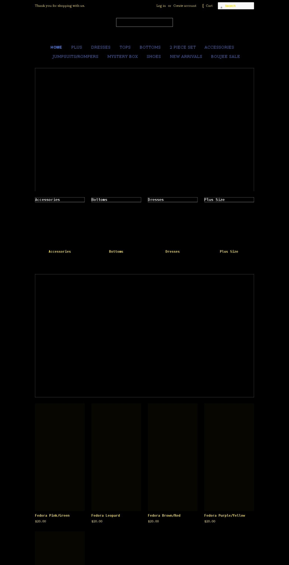 boujeehangersboutique.com — Shopify storefront screenshot