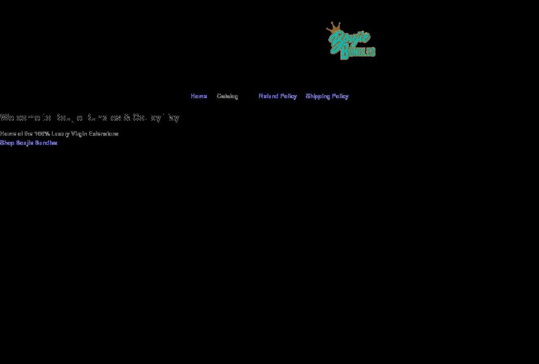 boujiebundlesandco.com shopify website screenshot