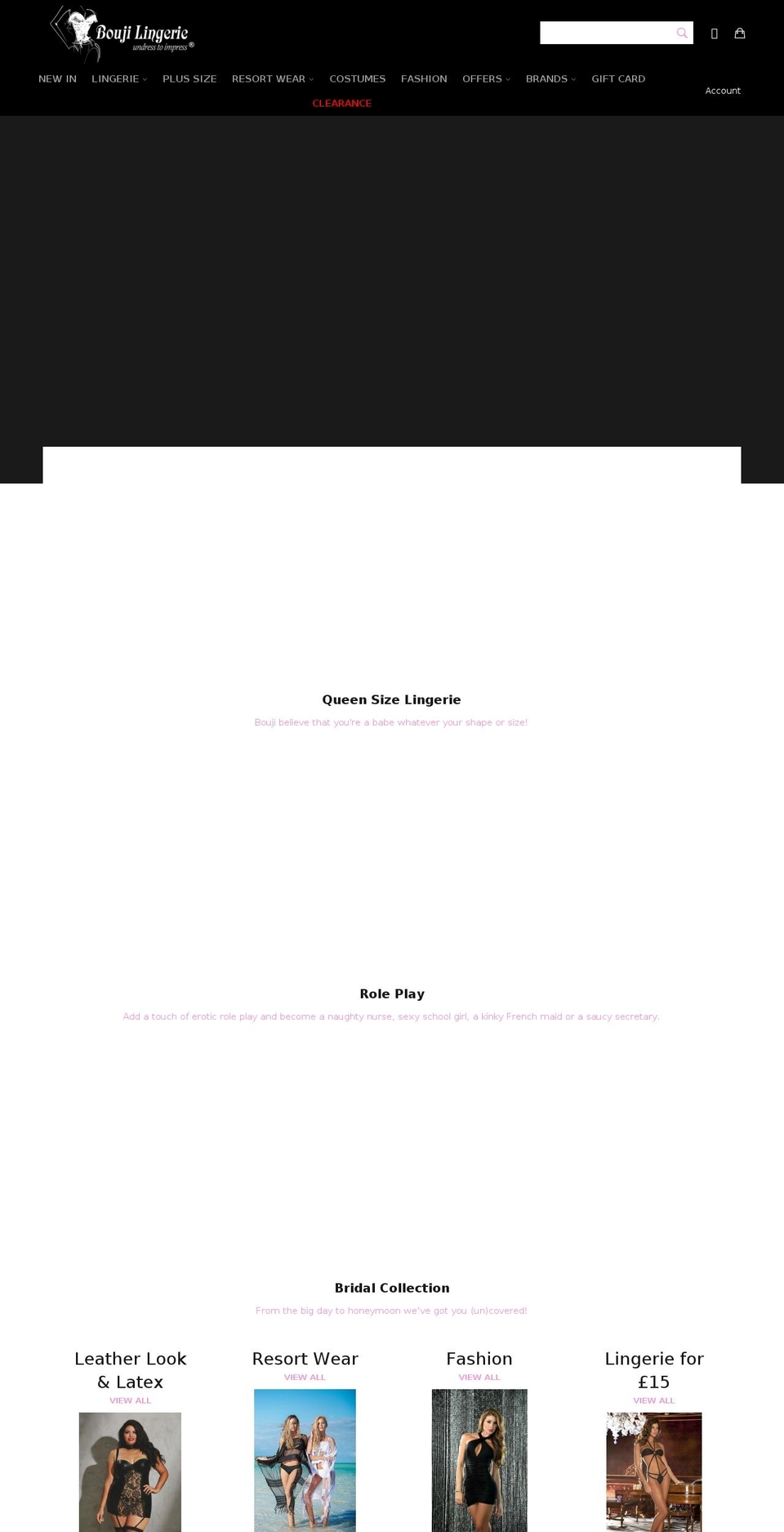 boujilingerie.com — Shopify storefront screenshot