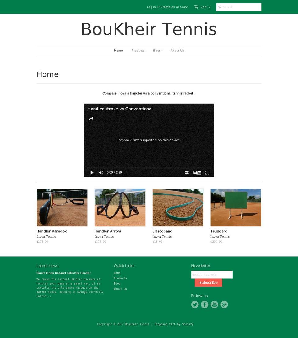 boukheir.com shopify website screenshot