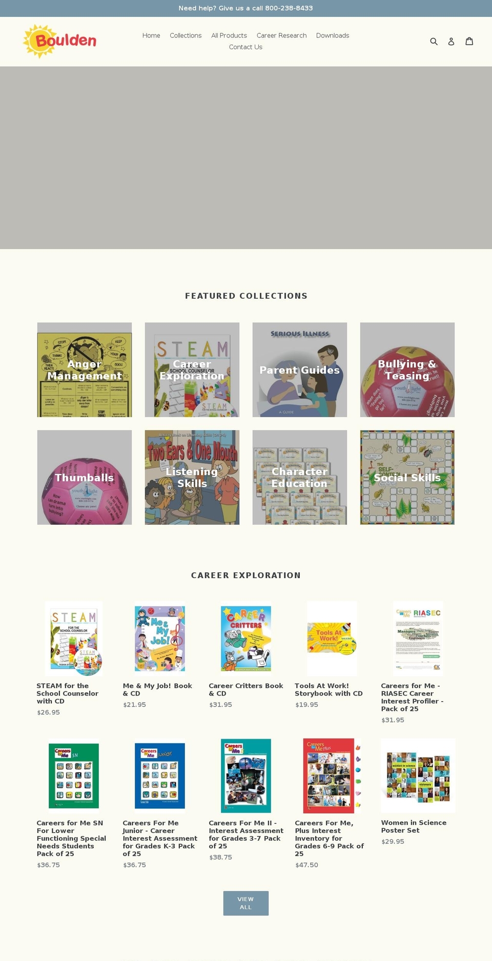 bouldenpublishing.com shopify website screenshot