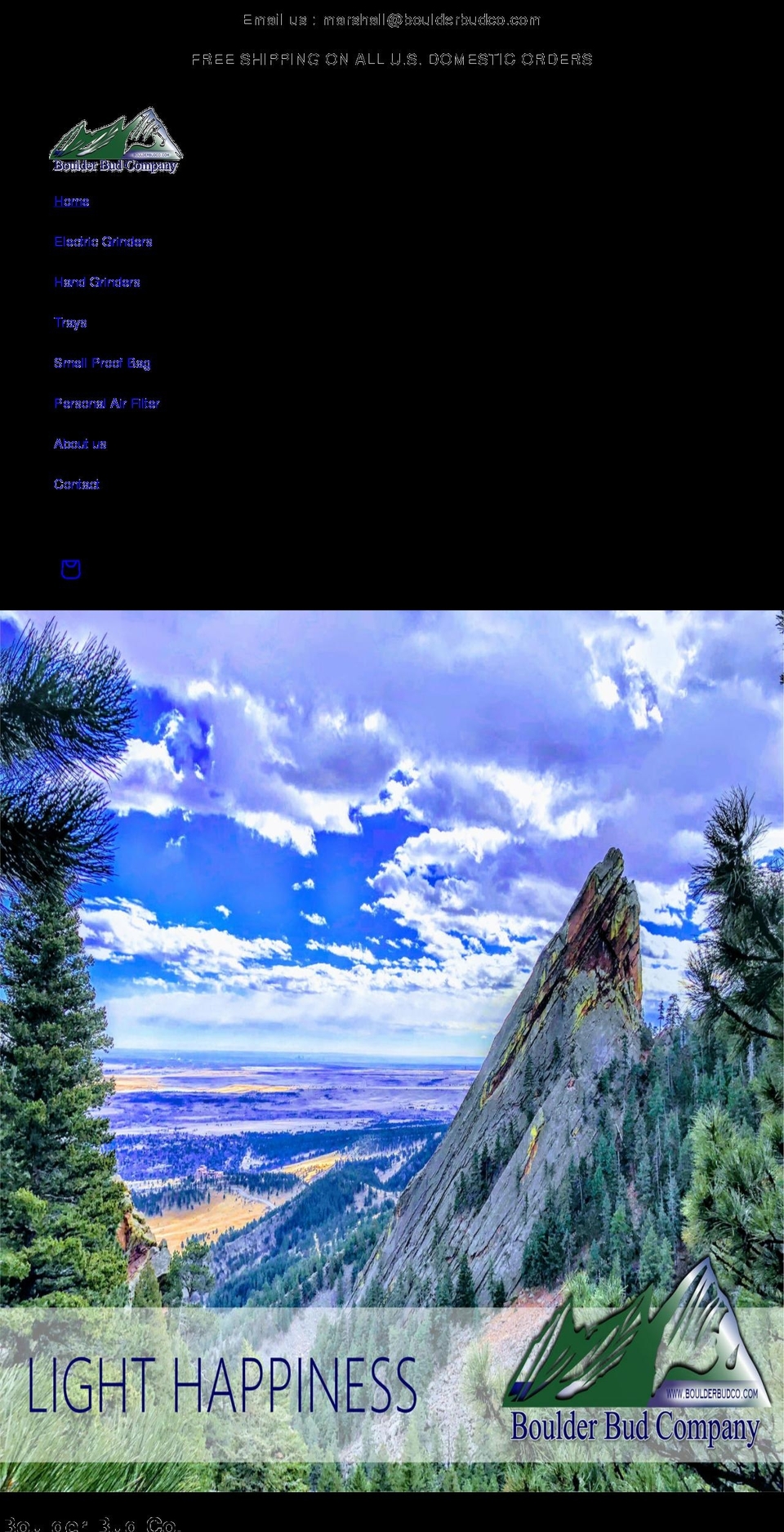 boulderbudco.com shopify website screenshot