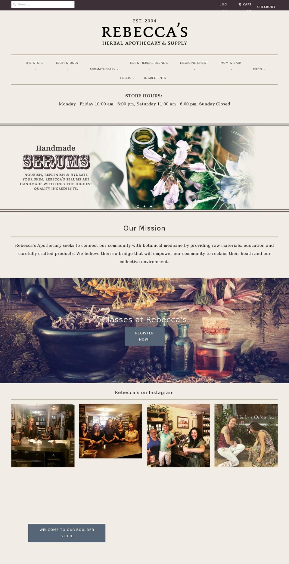 boulderherb.com — Shopify storefront screenshot