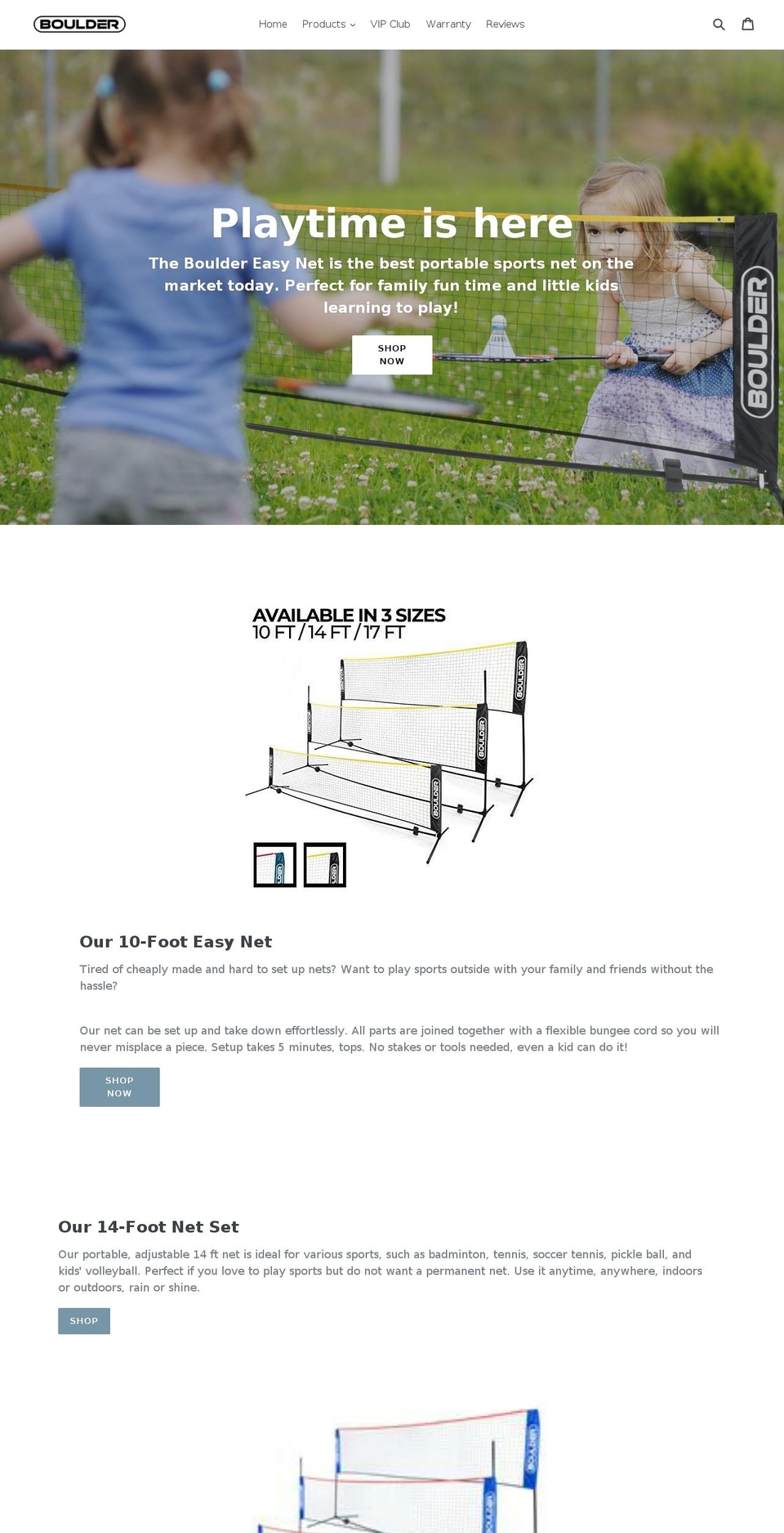 bouldersportsco.com — Shopify storefront screenshot