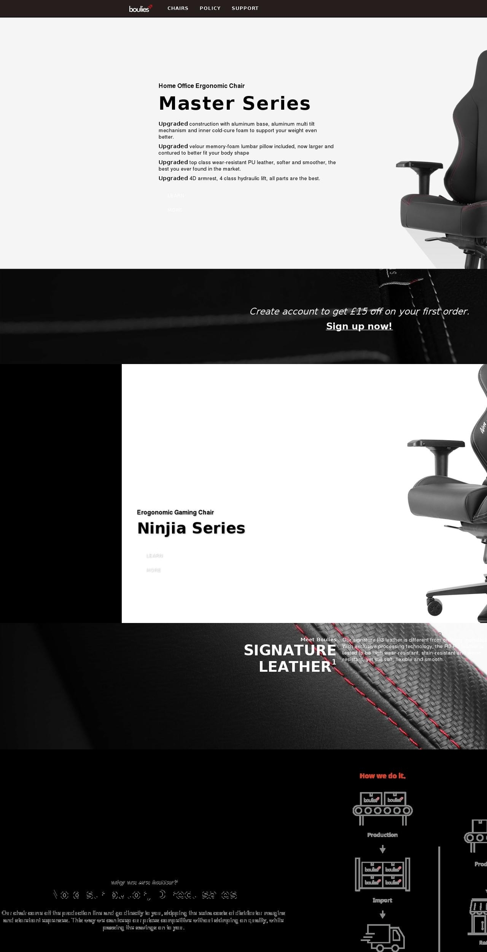 boulies.com — Shopify storefront screenshot