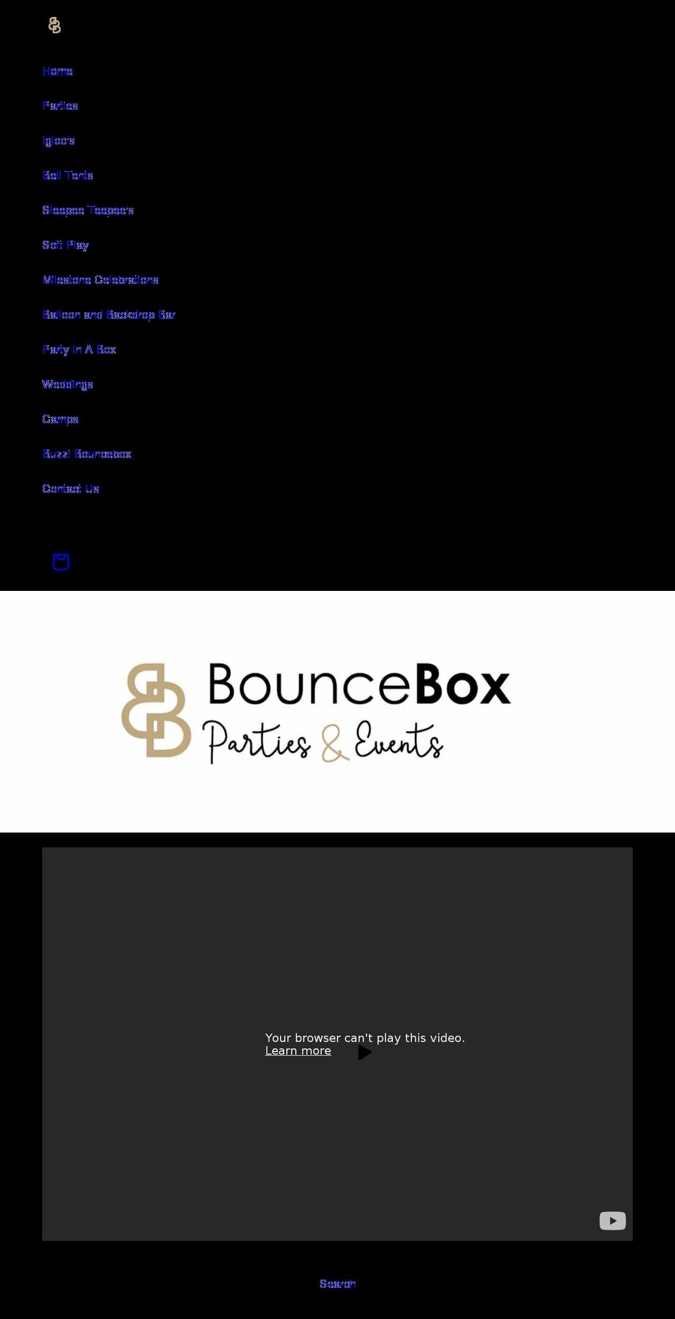 bouncebox.ie shopify website screenshot