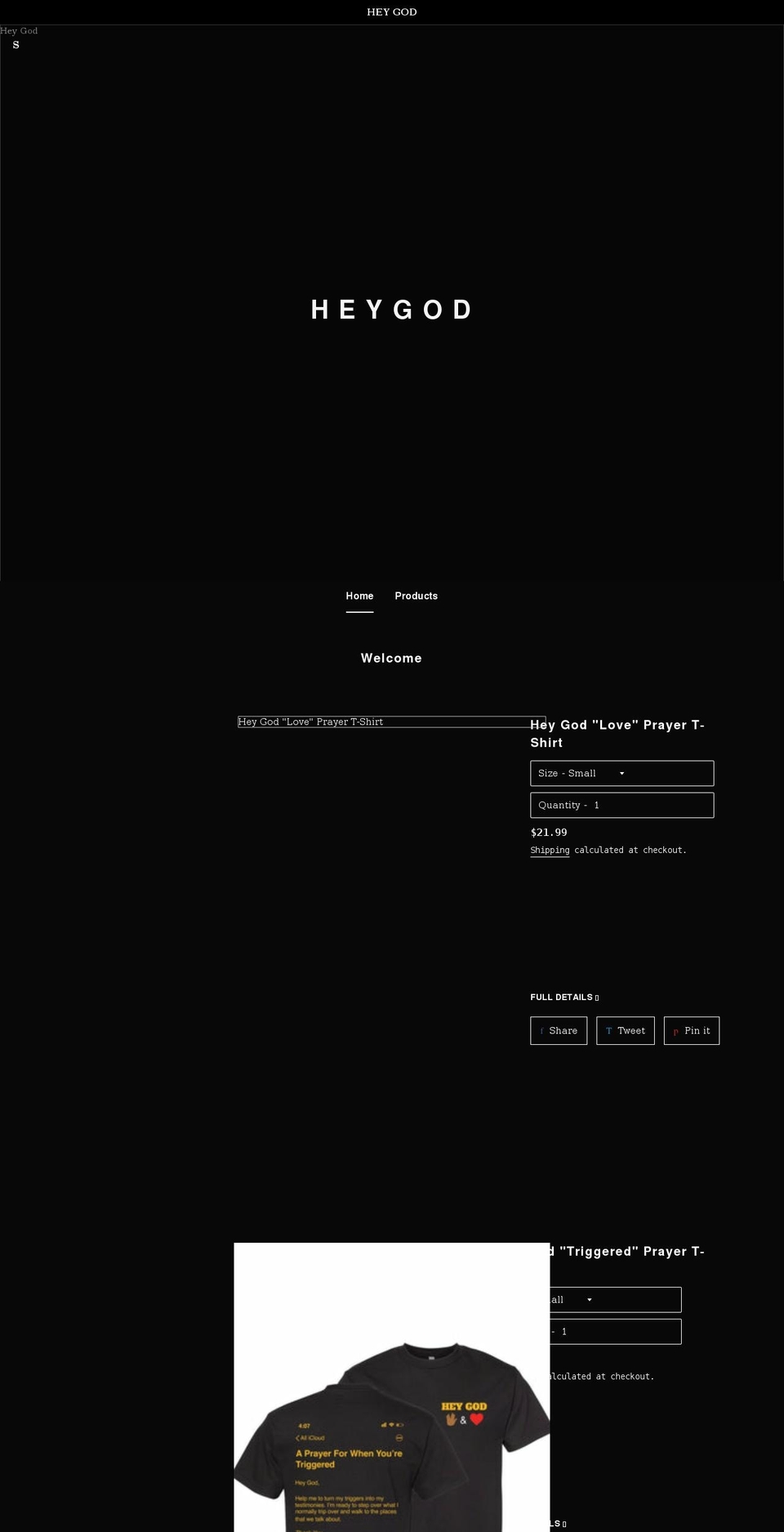 boundforheaven.org shopify website screenshot