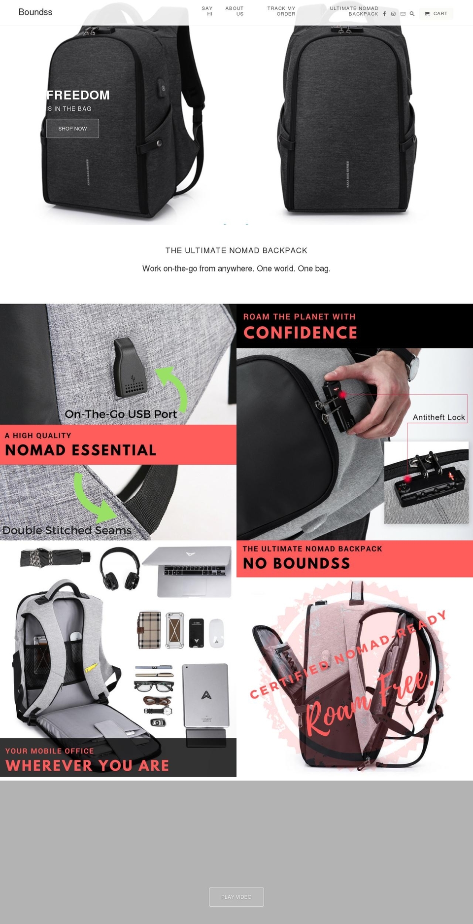boundss.com — Shopify storefront screenshot