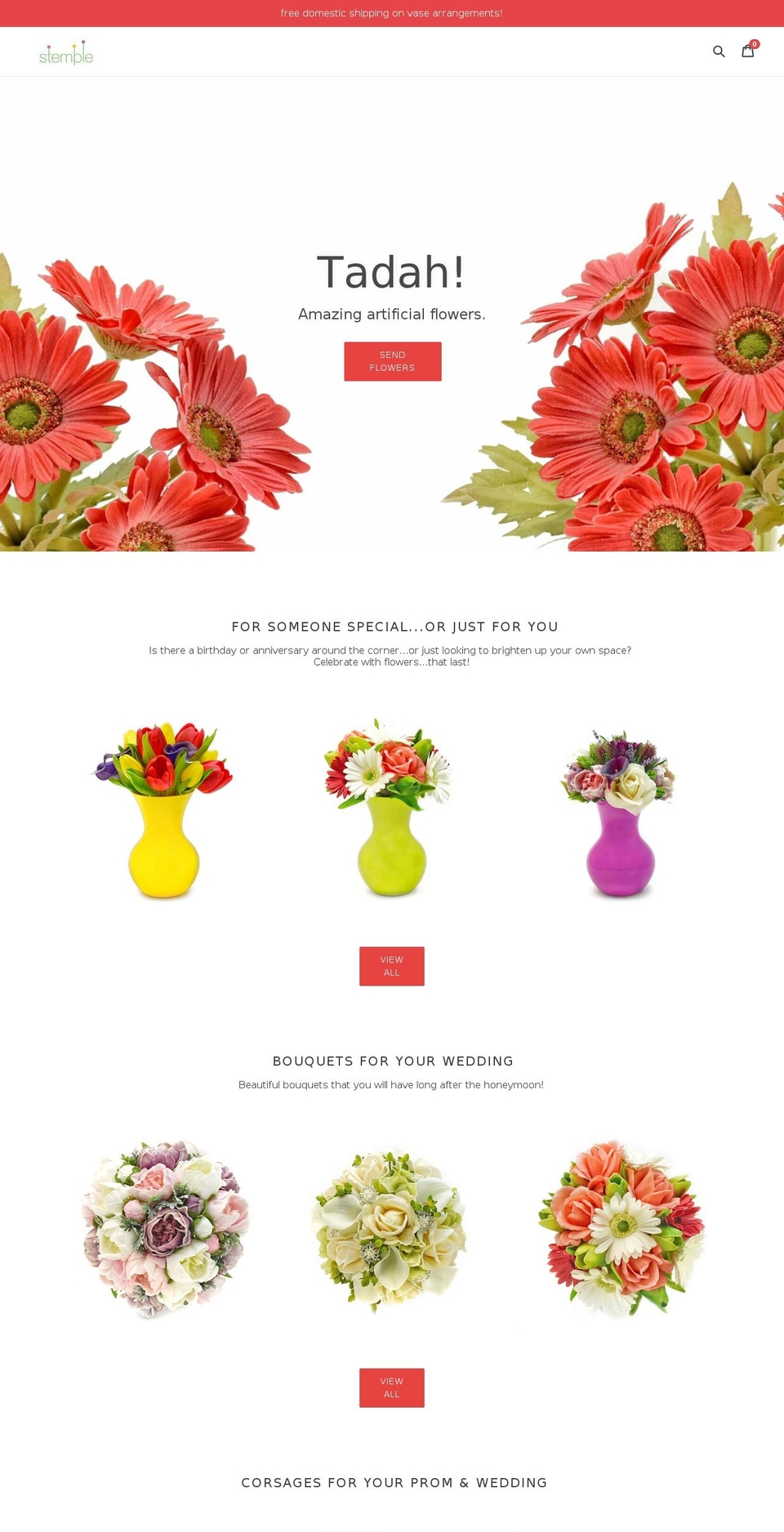 bouquet.build shopify website screenshot