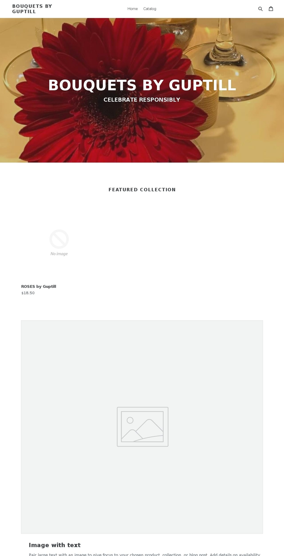 bouquetsbyguptill.com — Shopify storefront screenshot
