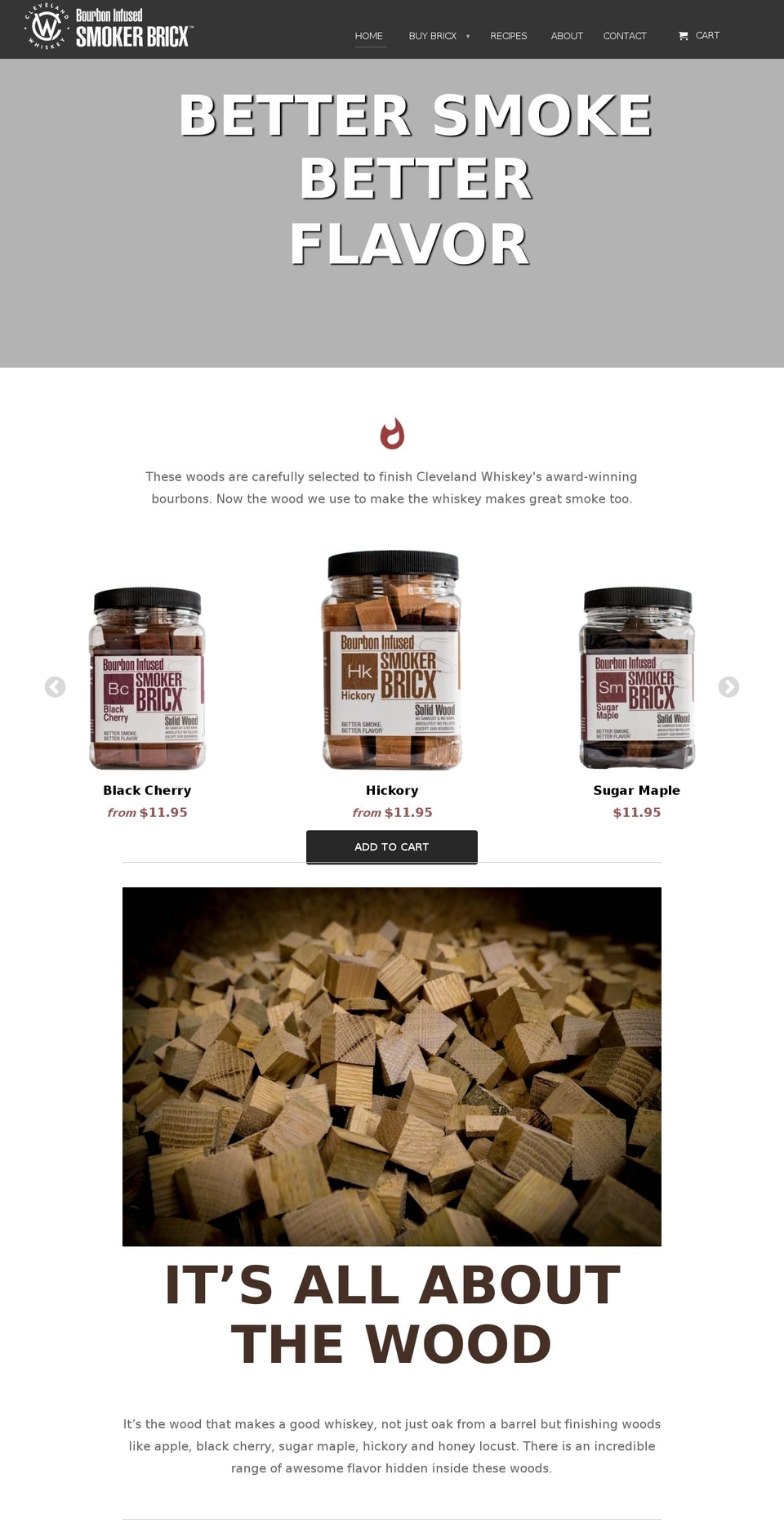 BRICX Shopify theme site example bourbonbricx.com