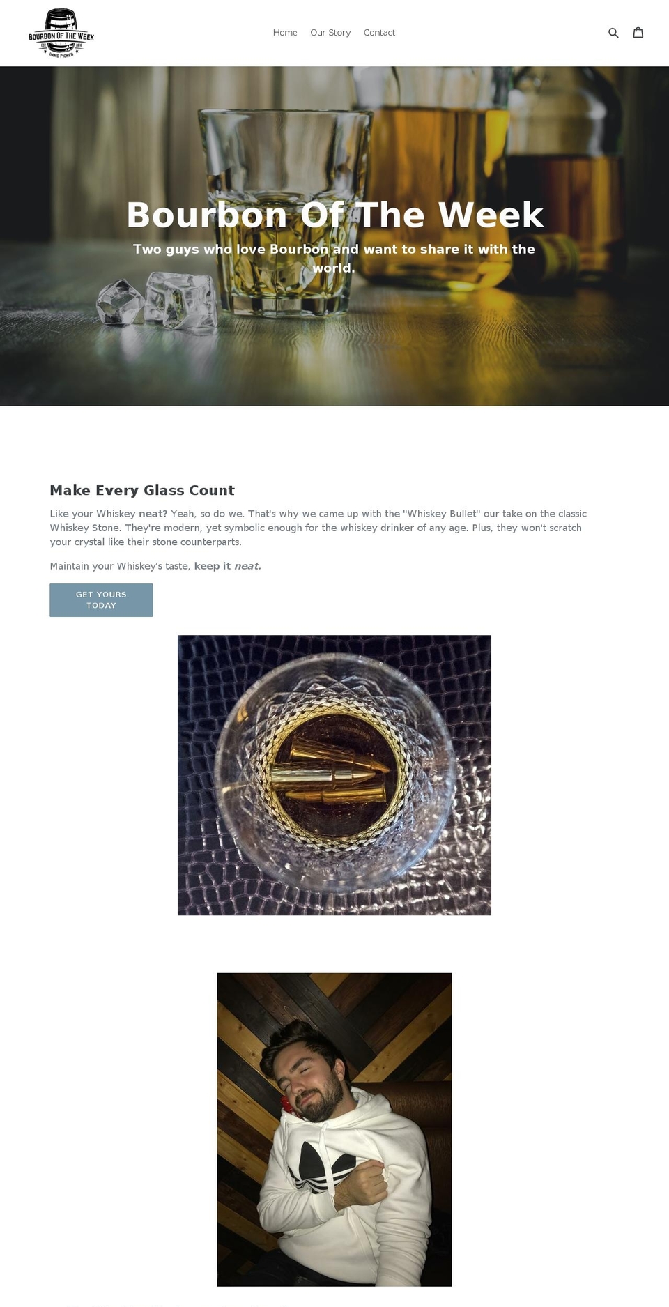 bourbonoftheweek.com — Shopify storefront screenshot