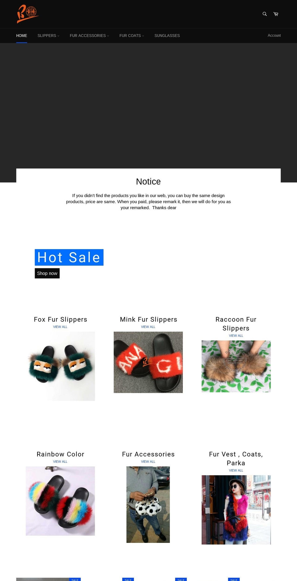 Second one Shopify theme site example bourling.com