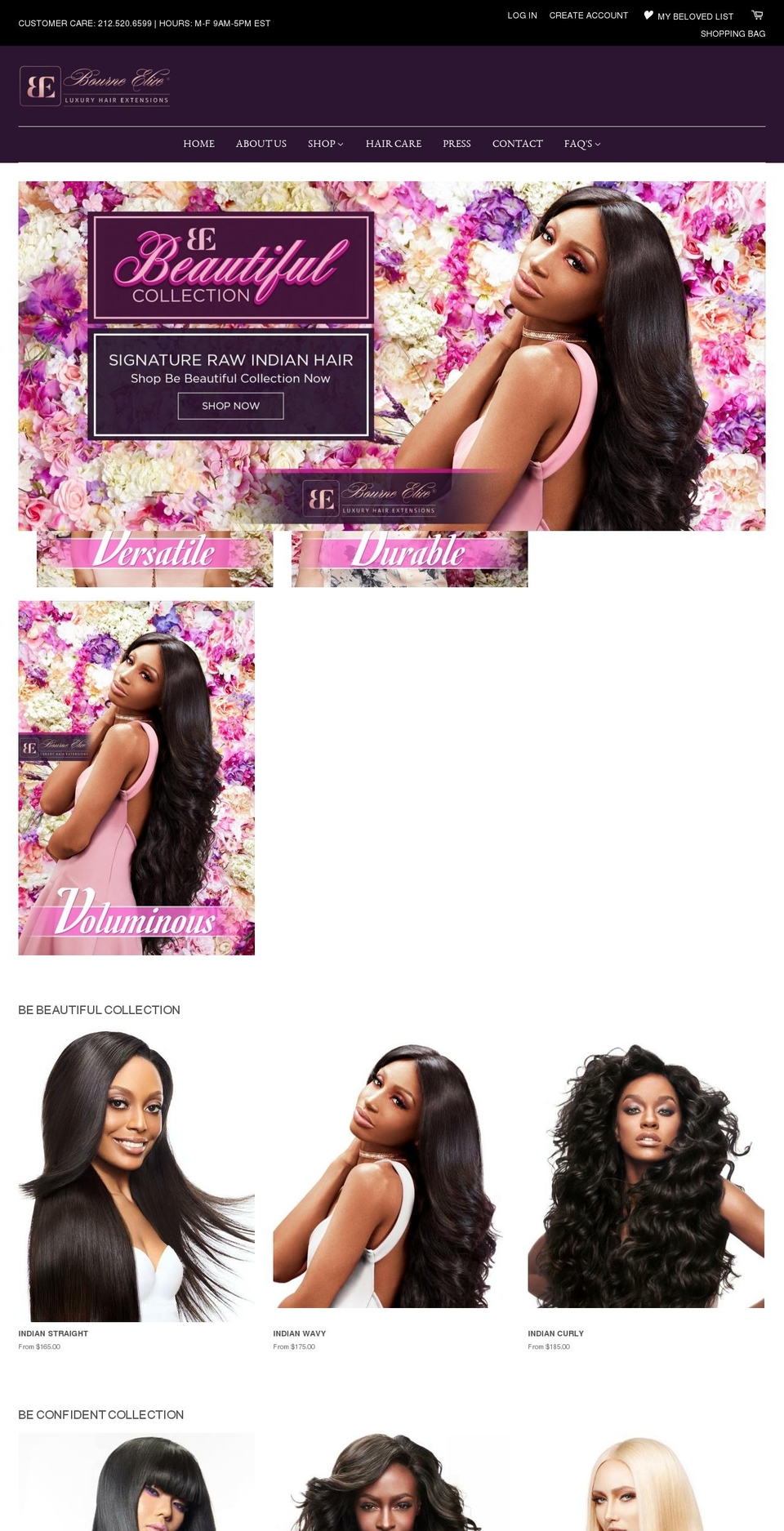 bourneelite.com — Shopify storefront screenshot