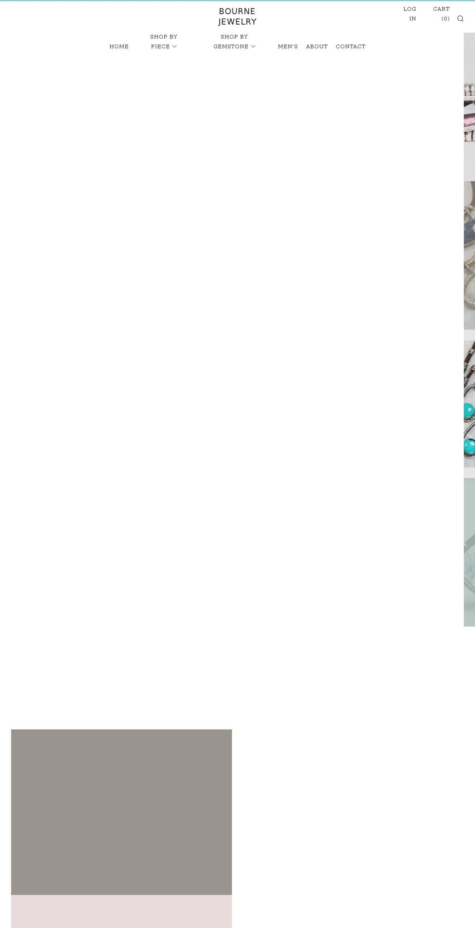 bournejewelry.com shopify website screenshot