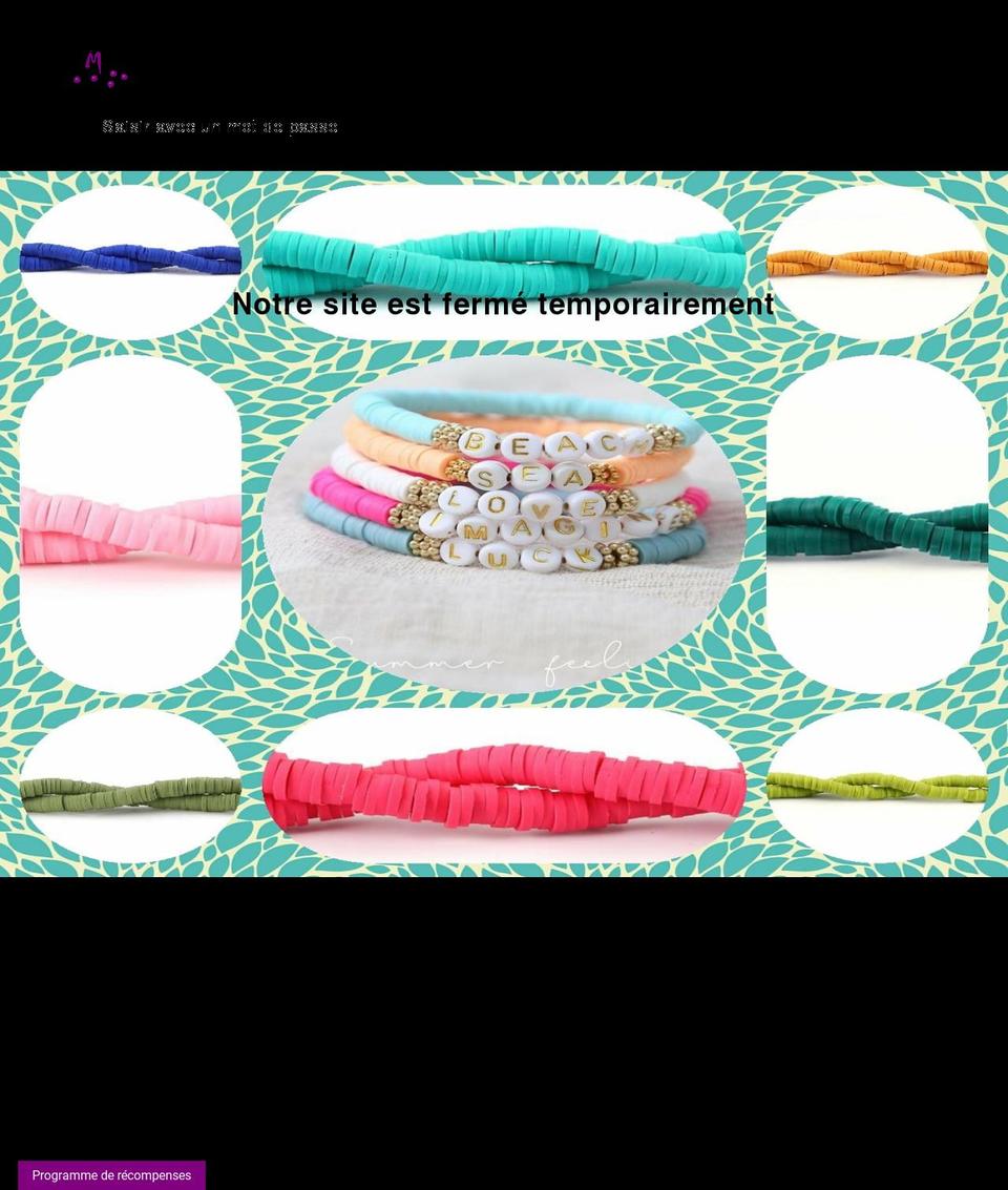boutikmariecreations.com shopify website screenshot
