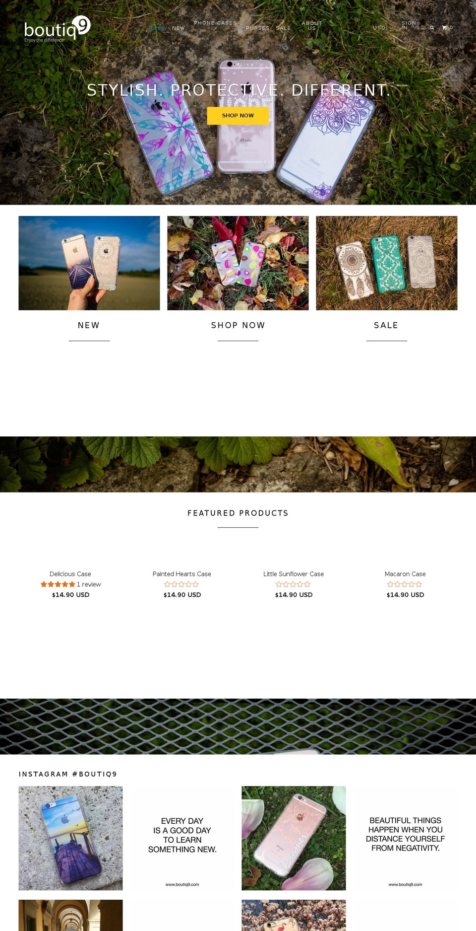 boutiq9.com shopify website screenshot