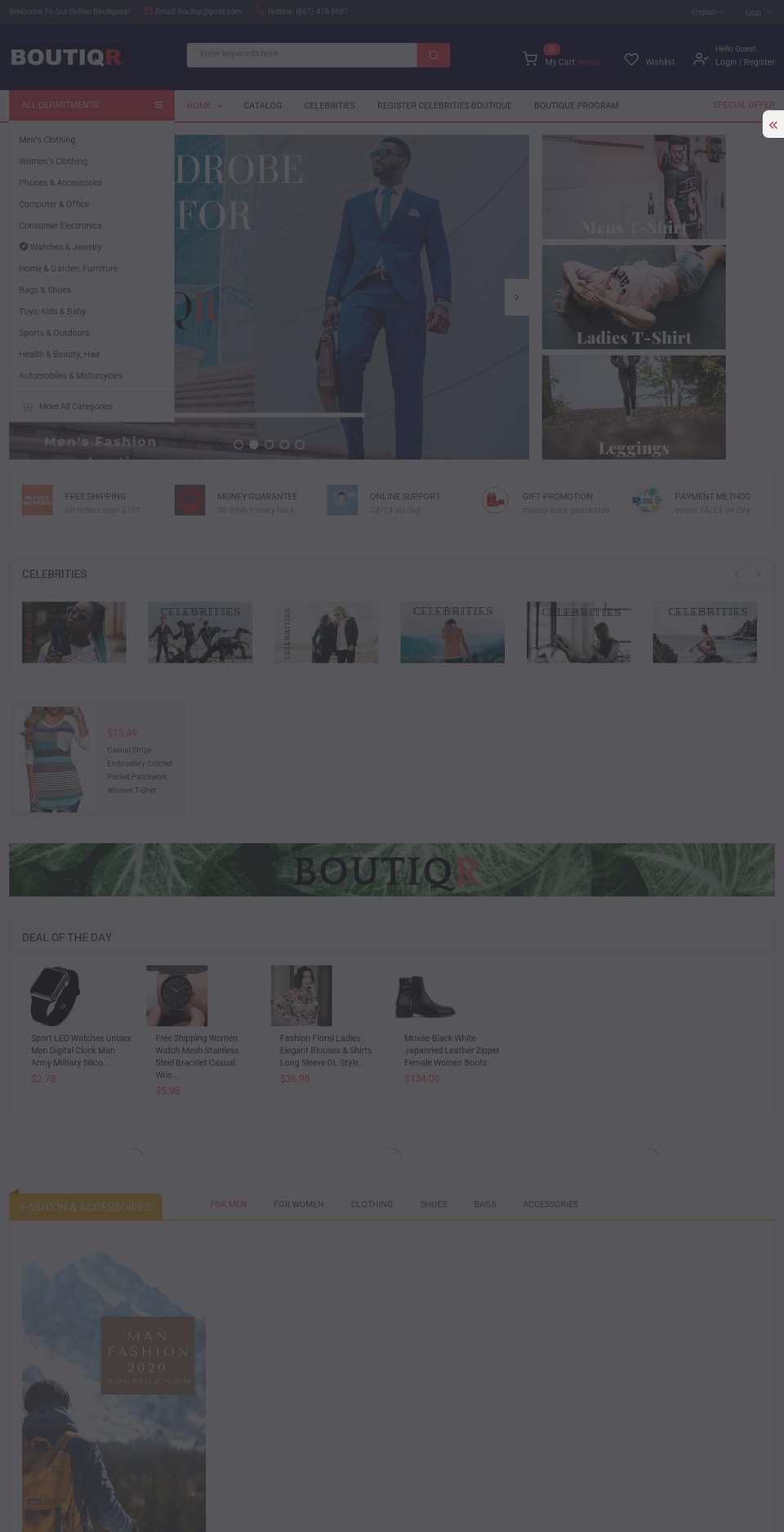 Ss-alimart-home Shopify theme site example boutiqr.com