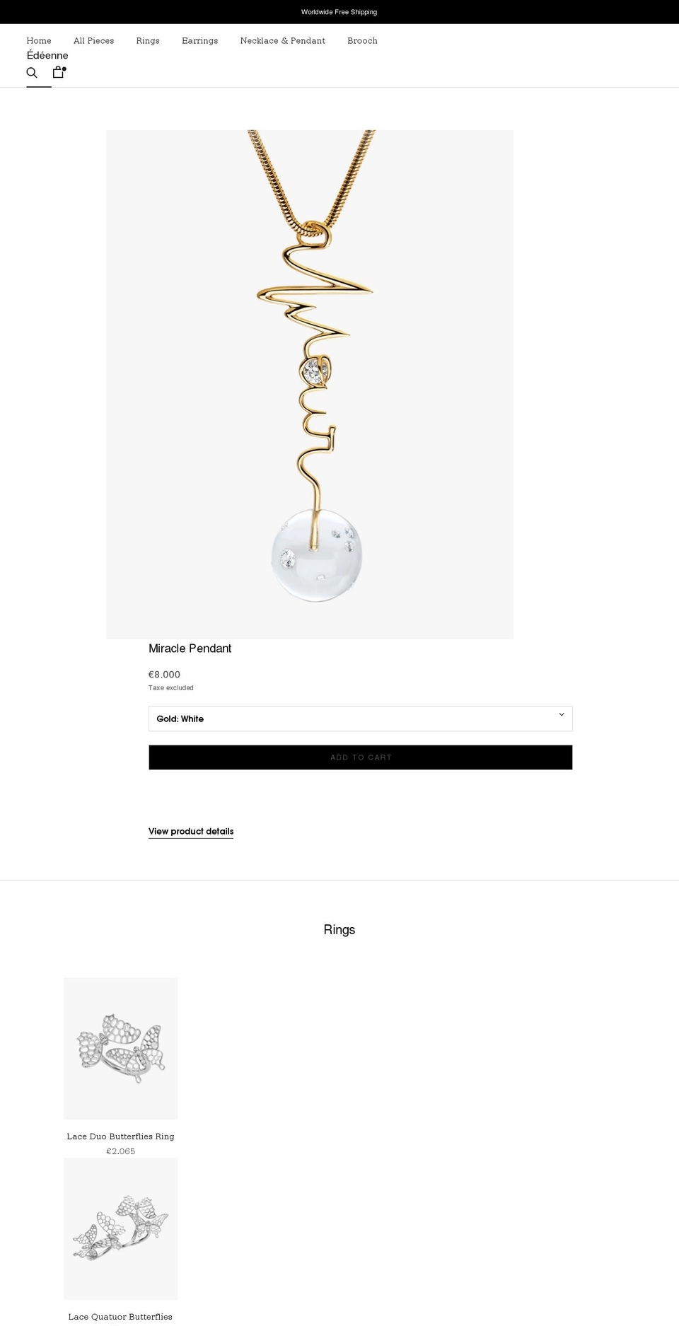 boutique-edeenne.com shopify website screenshot