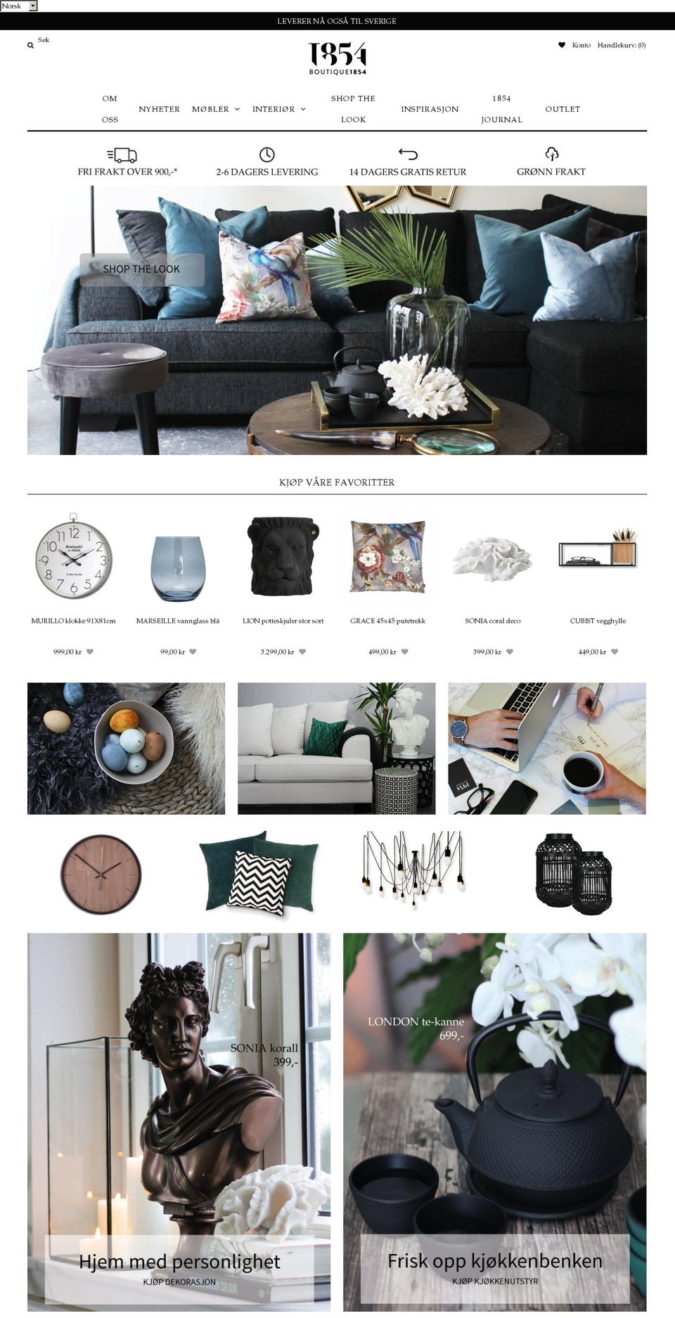 boutique1854.com shopify website screenshot