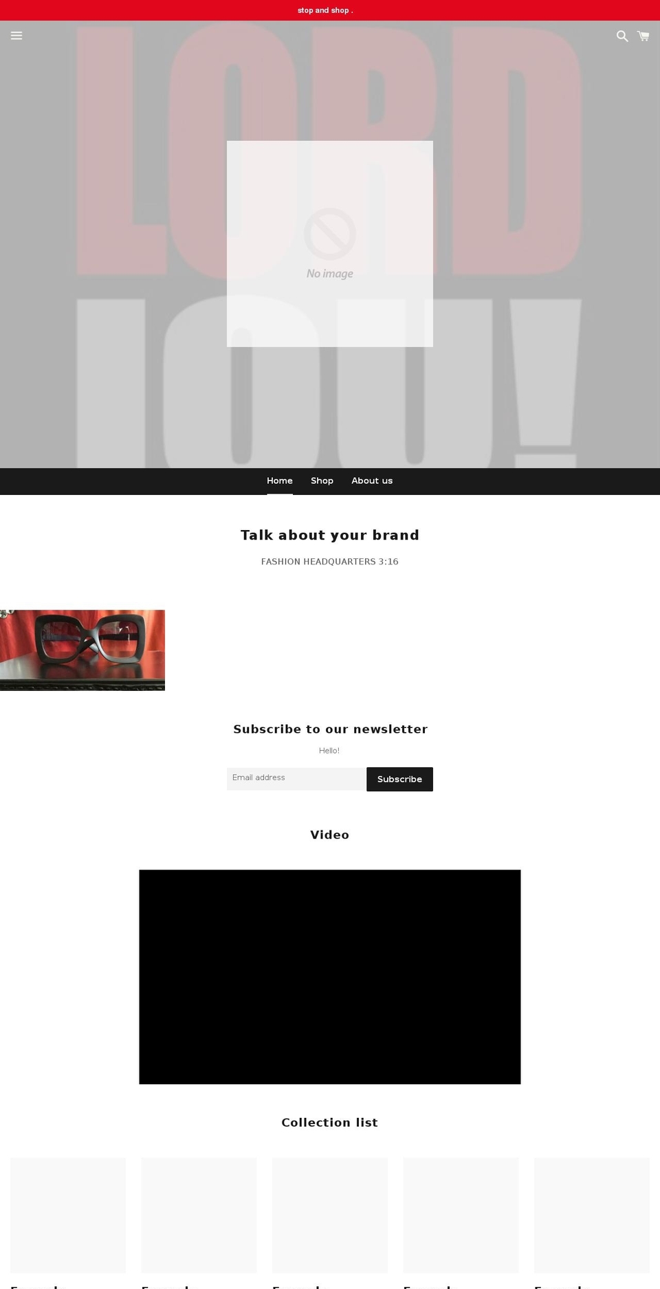 boutique316.com shopify website screenshot