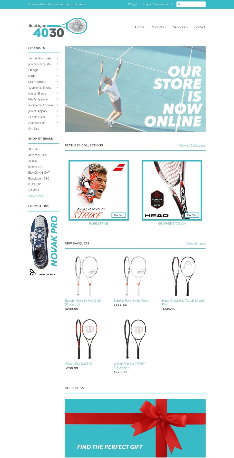 boutique4030.com shopify website screenshot