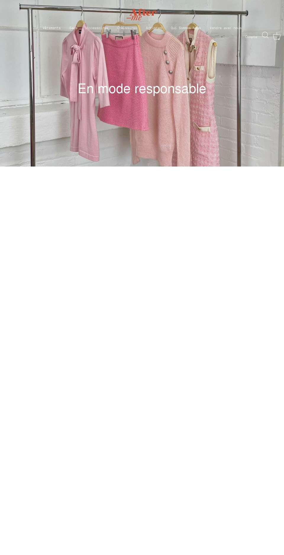 boutiqueafterme.com shopify website screenshot