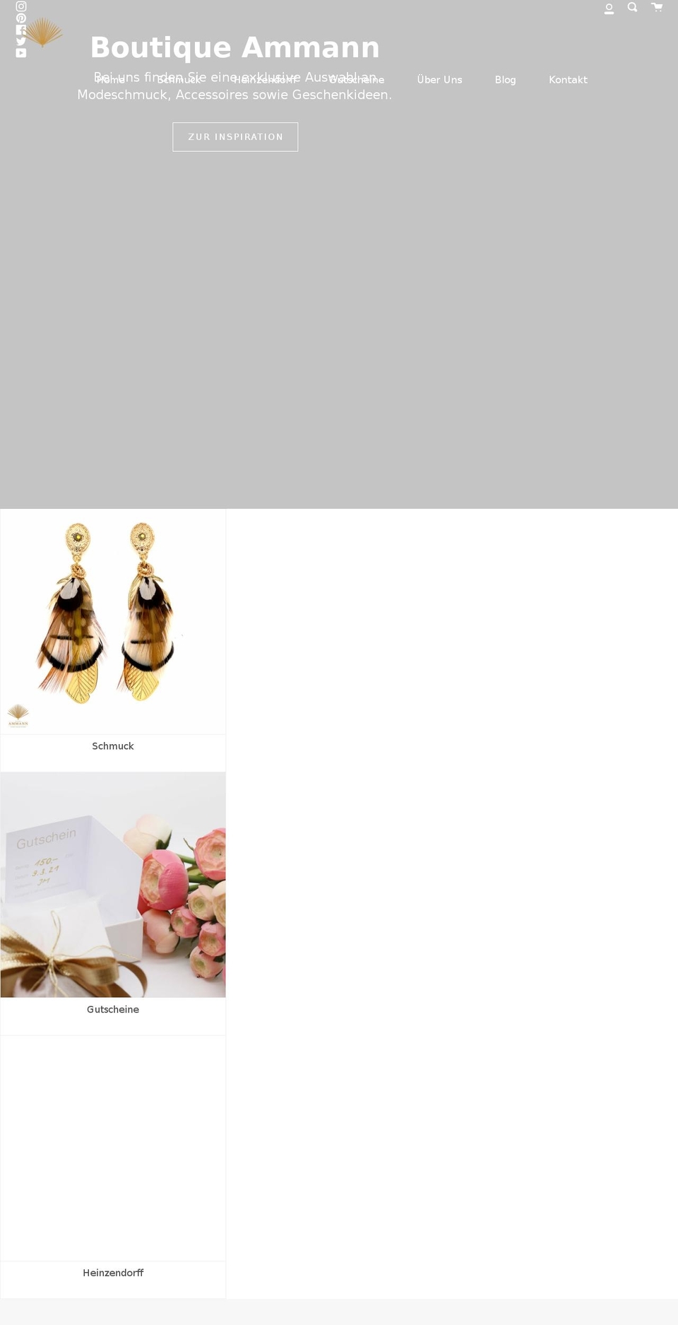 boutiqueammann.ch shopify website screenshot