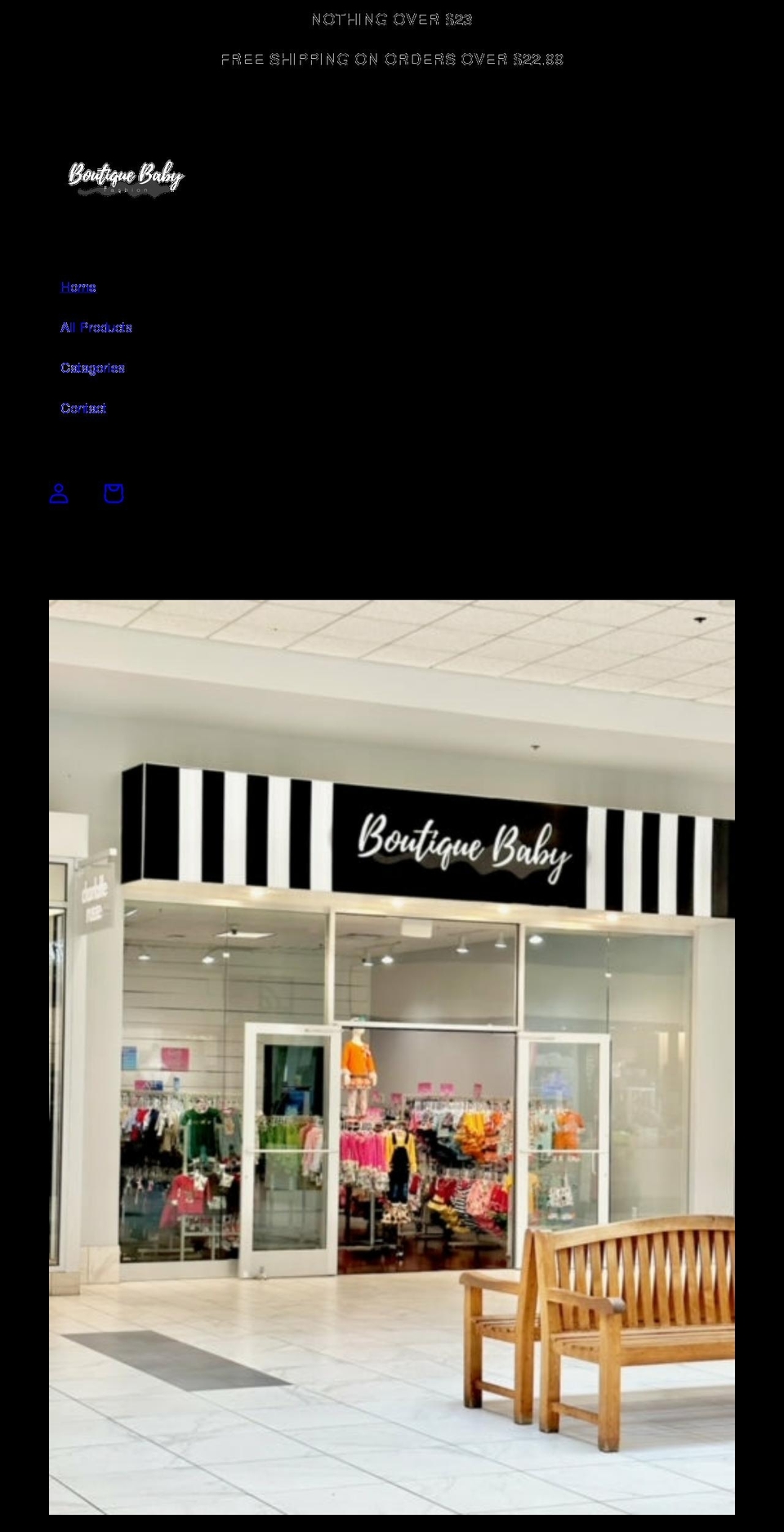 boutiquebaby.net shopify website screenshot