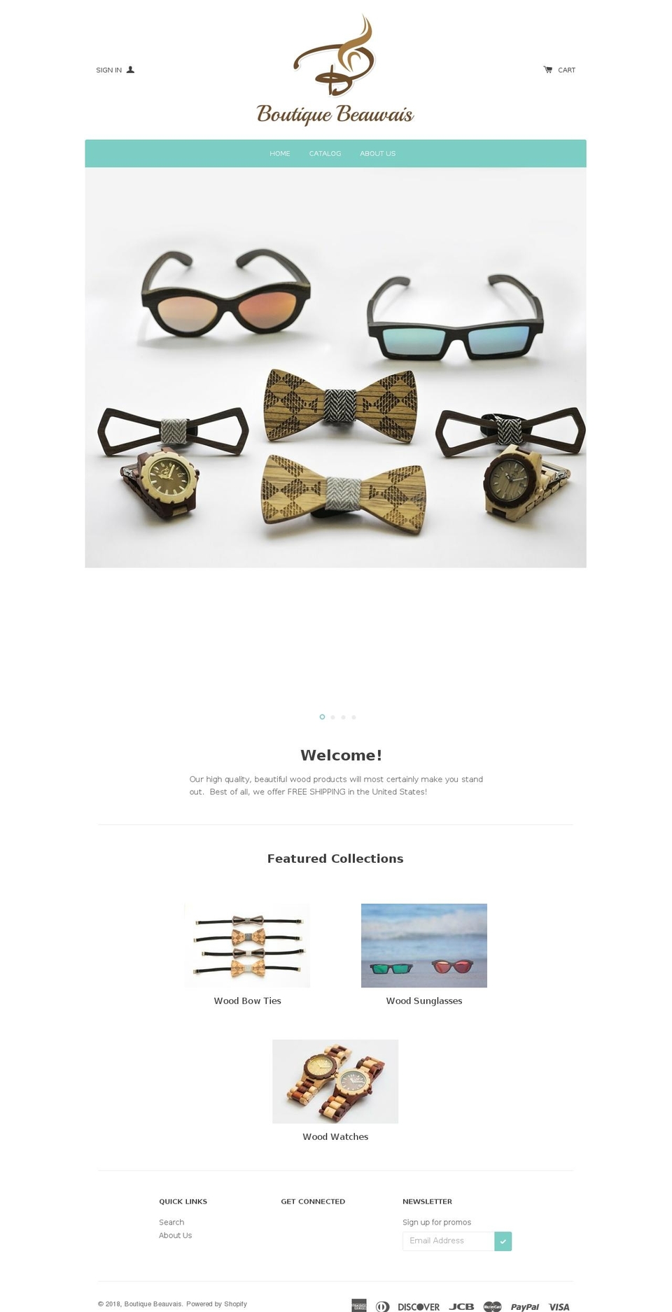 boutiquebeauvais.com shopify website screenshot