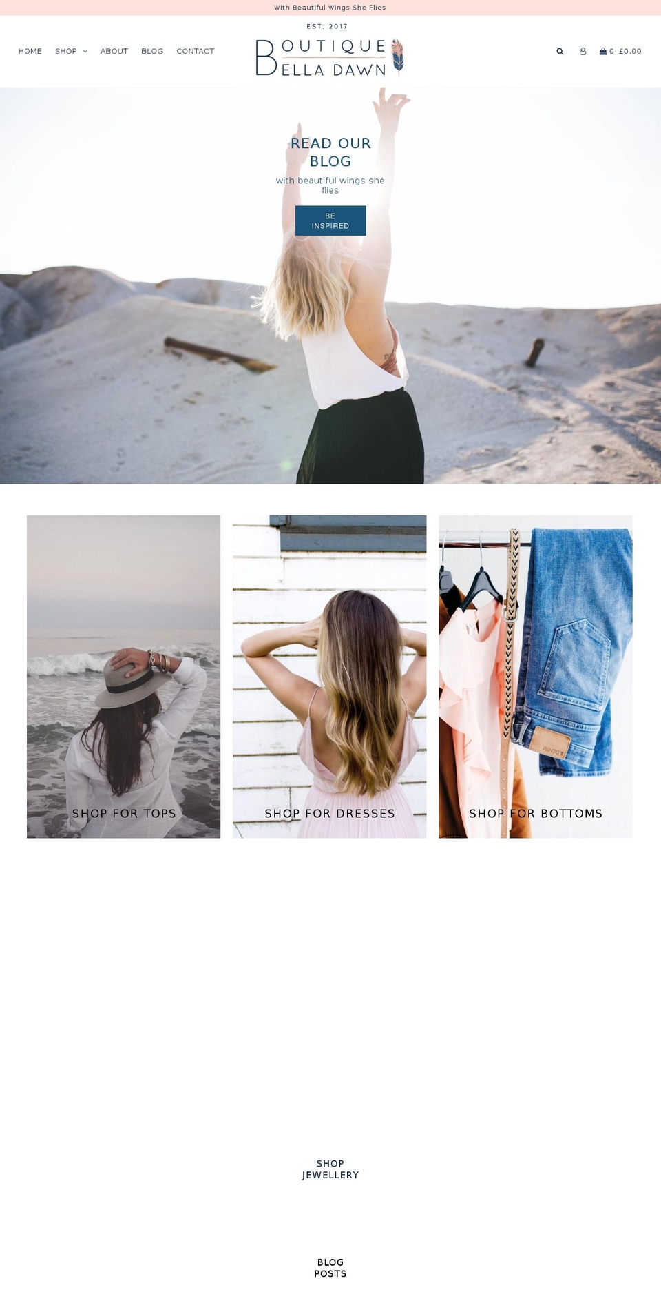 boutiquebelladawn.com — Shopify storefront screenshot