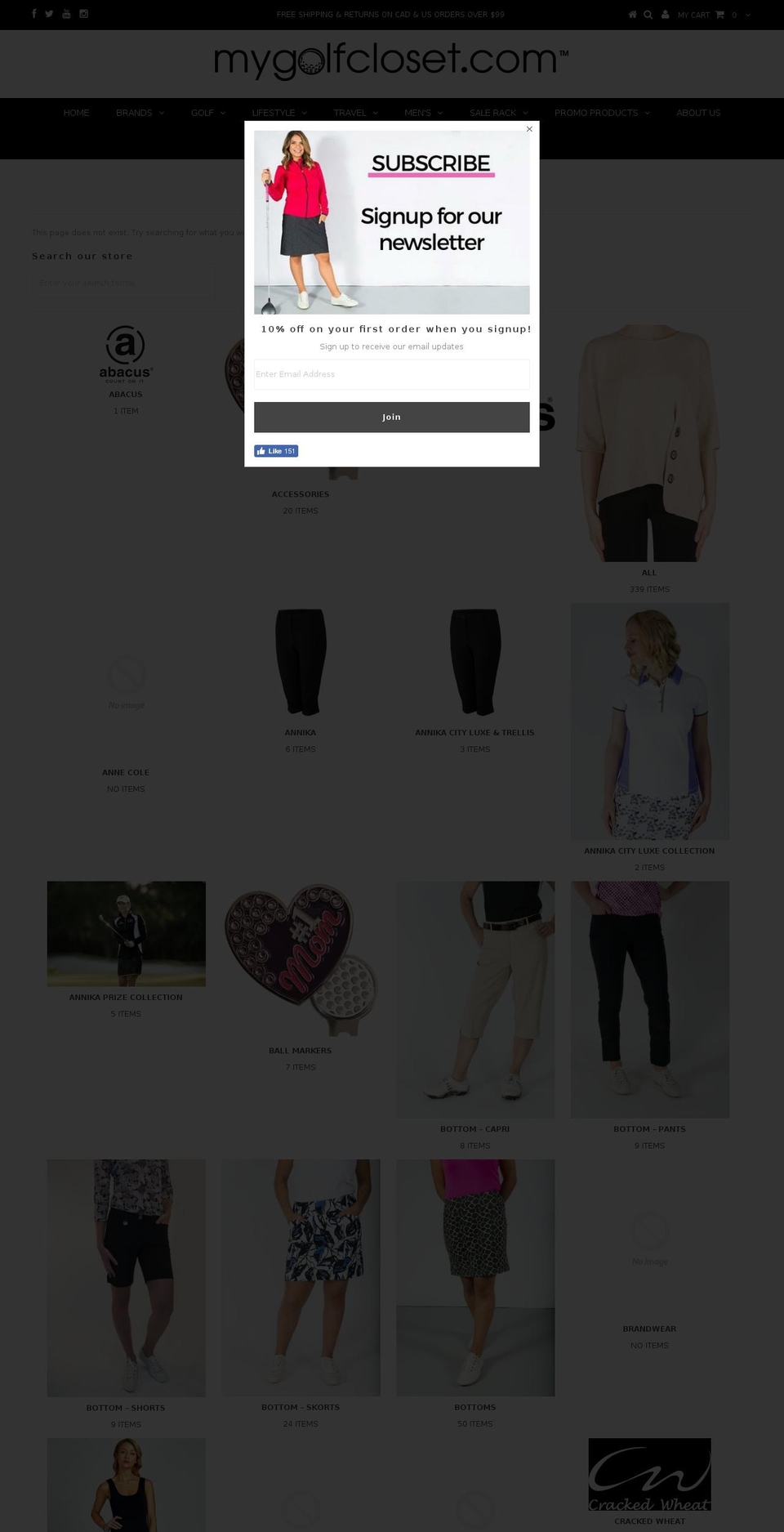 Copy of golf- promo added Shopify theme site example boutiquebymgc.com