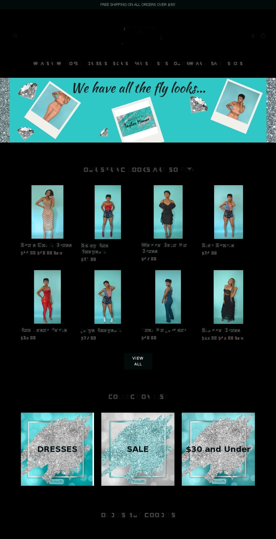boutiquebytaylormonae.com shopify website screenshot