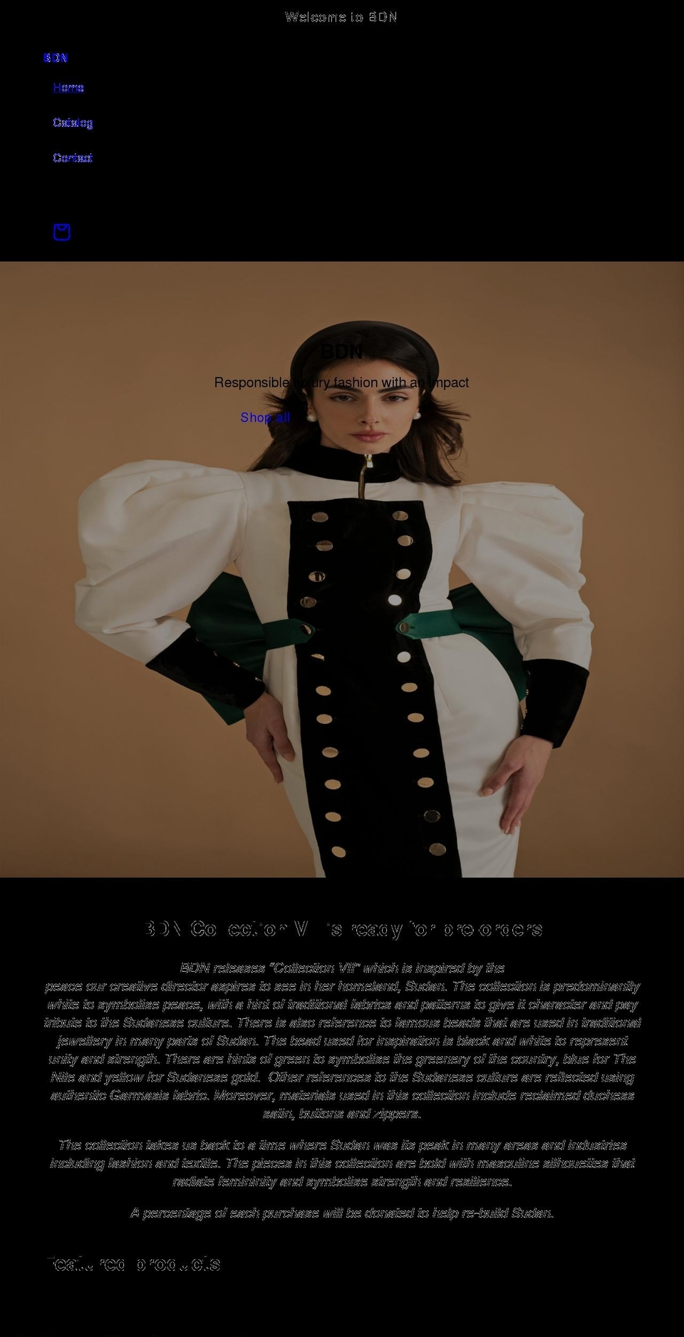 boutiquedenana.com shopify website screenshot