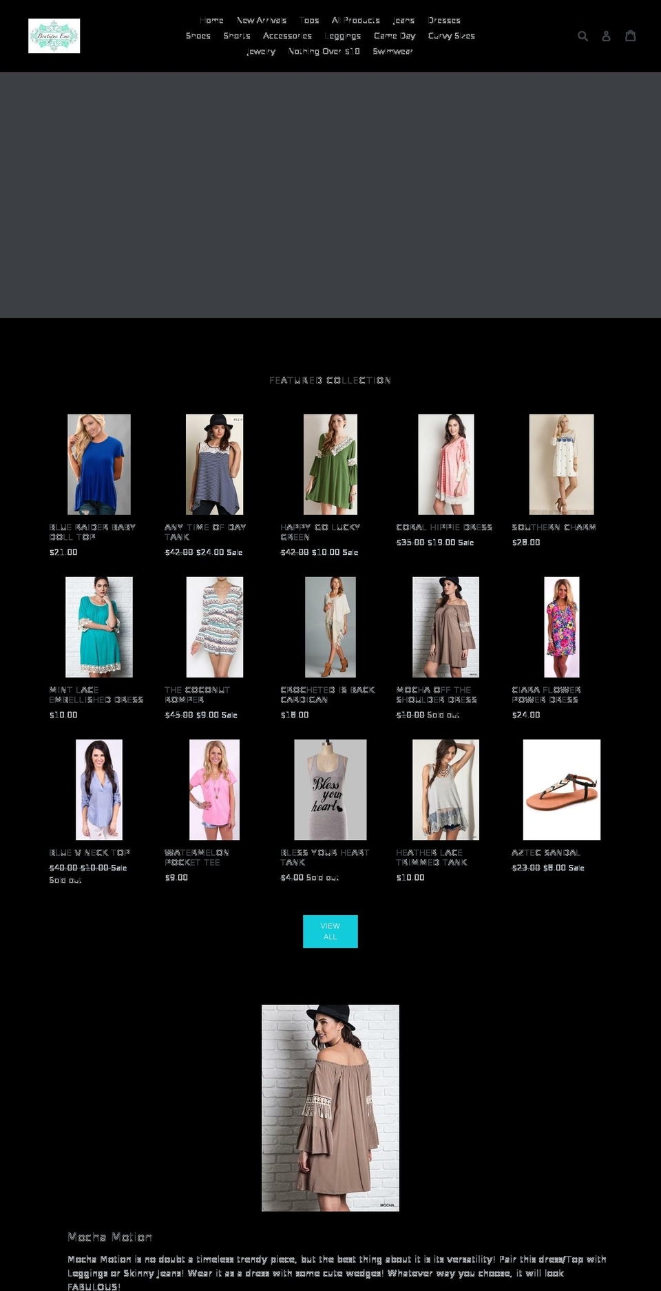 boutiqueeme.com shopify website screenshot
