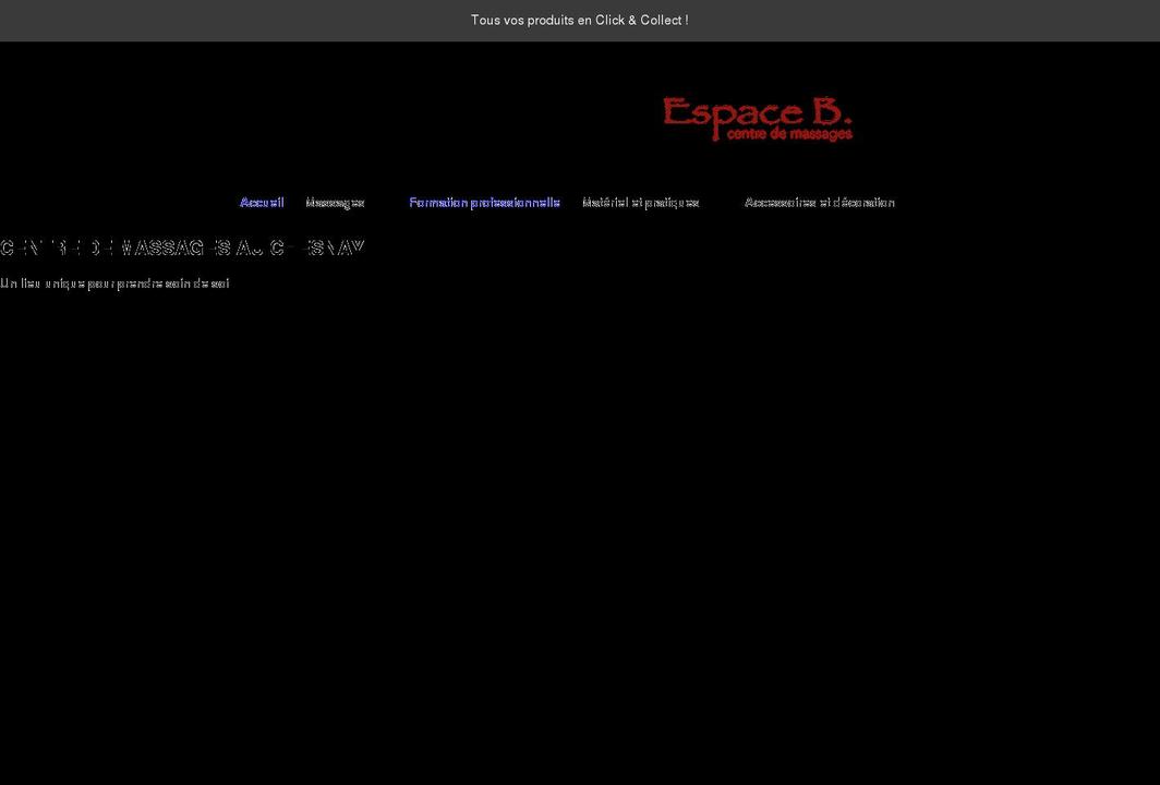 boutiqueespaceb.com shopify website screenshot