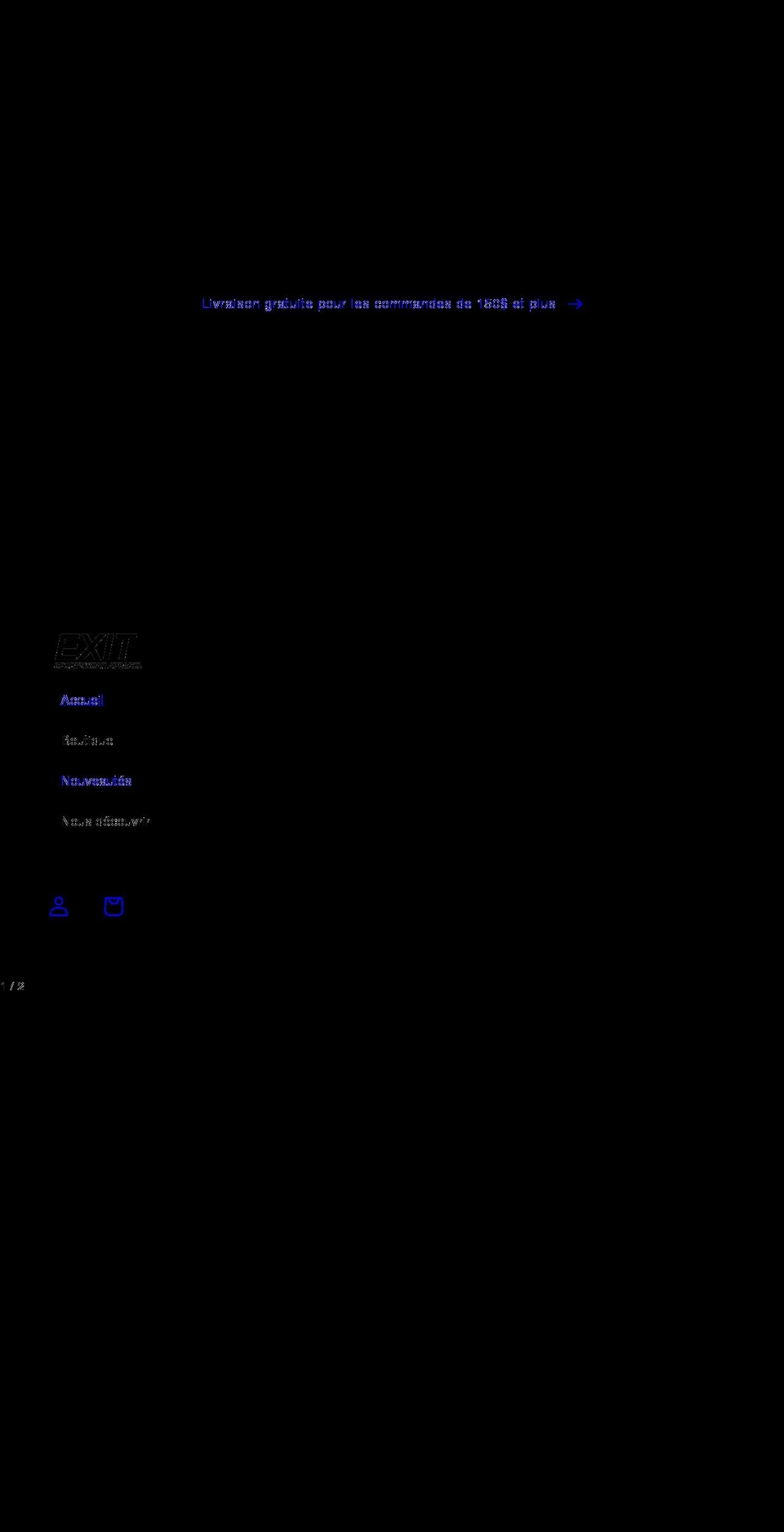 boutiqueexit.com shopify website screenshot