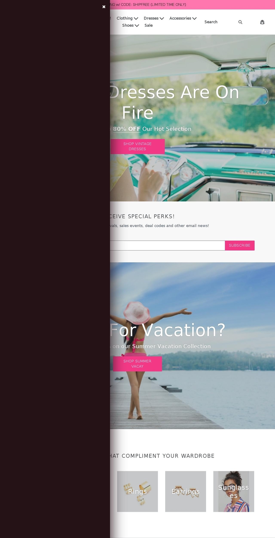 boutiquelover.com — Shopify storefront screenshot