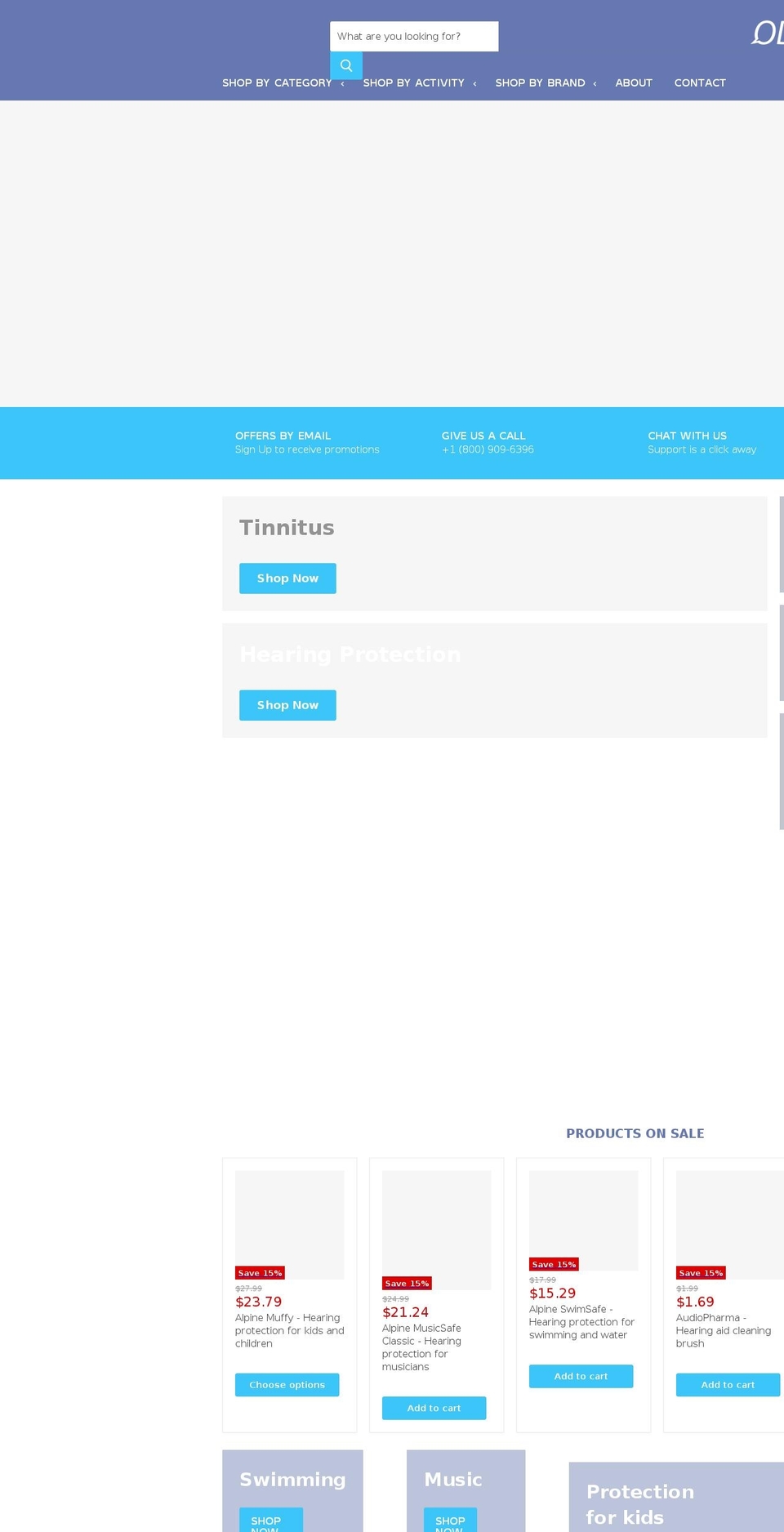 boutiqueoreilles.com — Shopify storefront screenshot