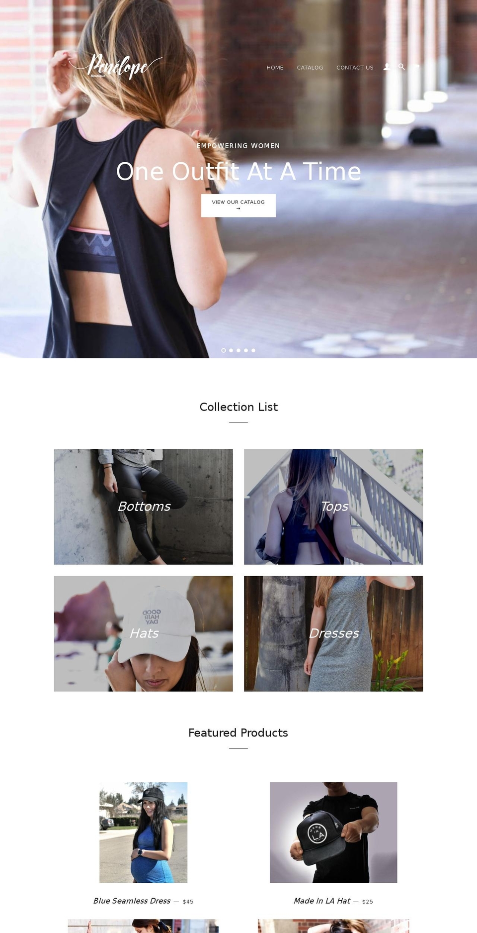 boutiquepenelope.com shopify website screenshot