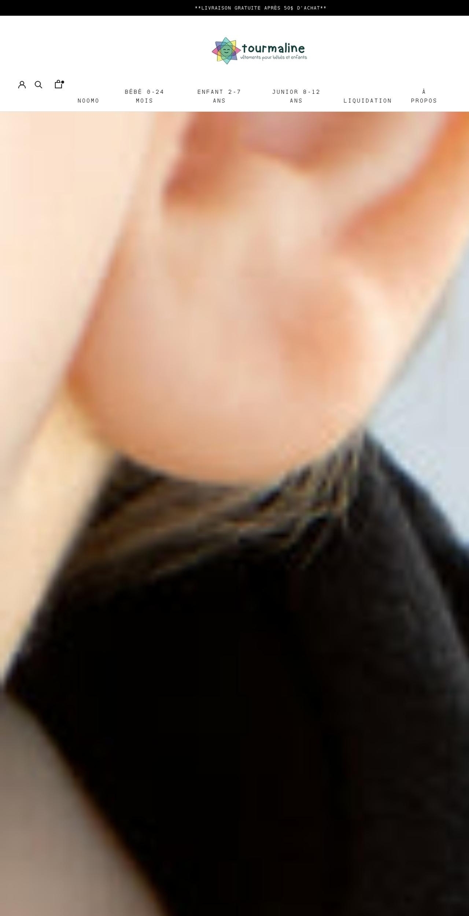 boutiquetourmaline.com shopify website screenshot