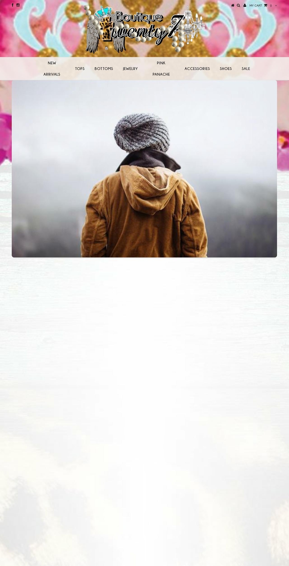 B27 - custom Shopify theme site example boutiquetwenty7.com